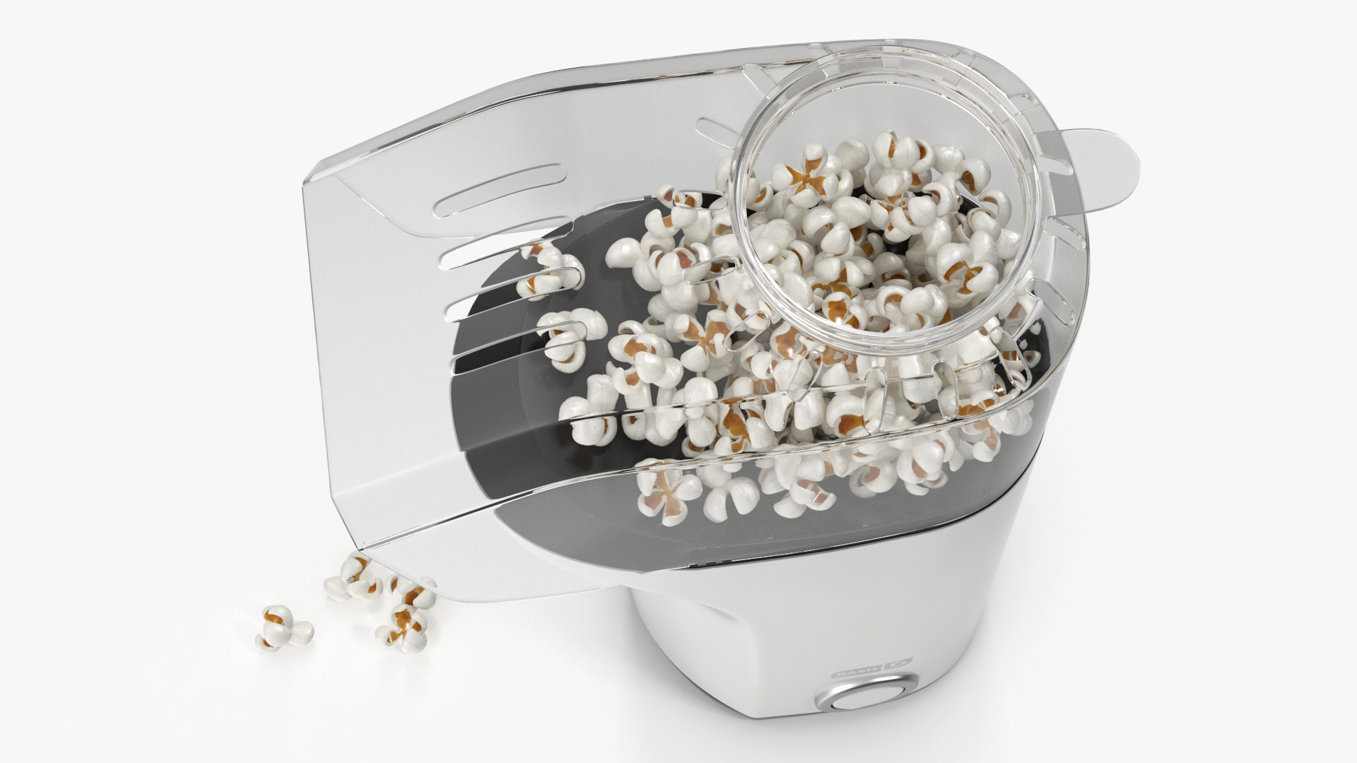 3D Home Popcorn Popper Maker Dash White