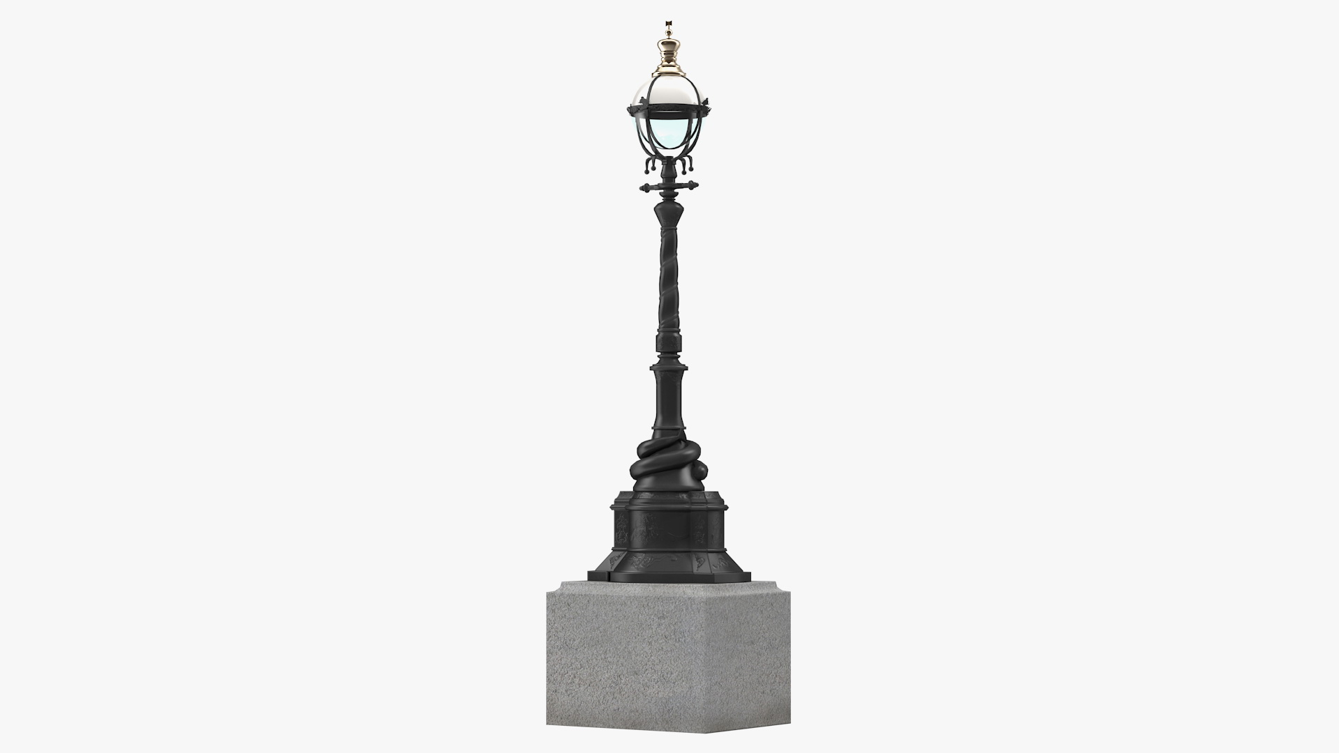 3D Outdoor Decorative Street Lantern model