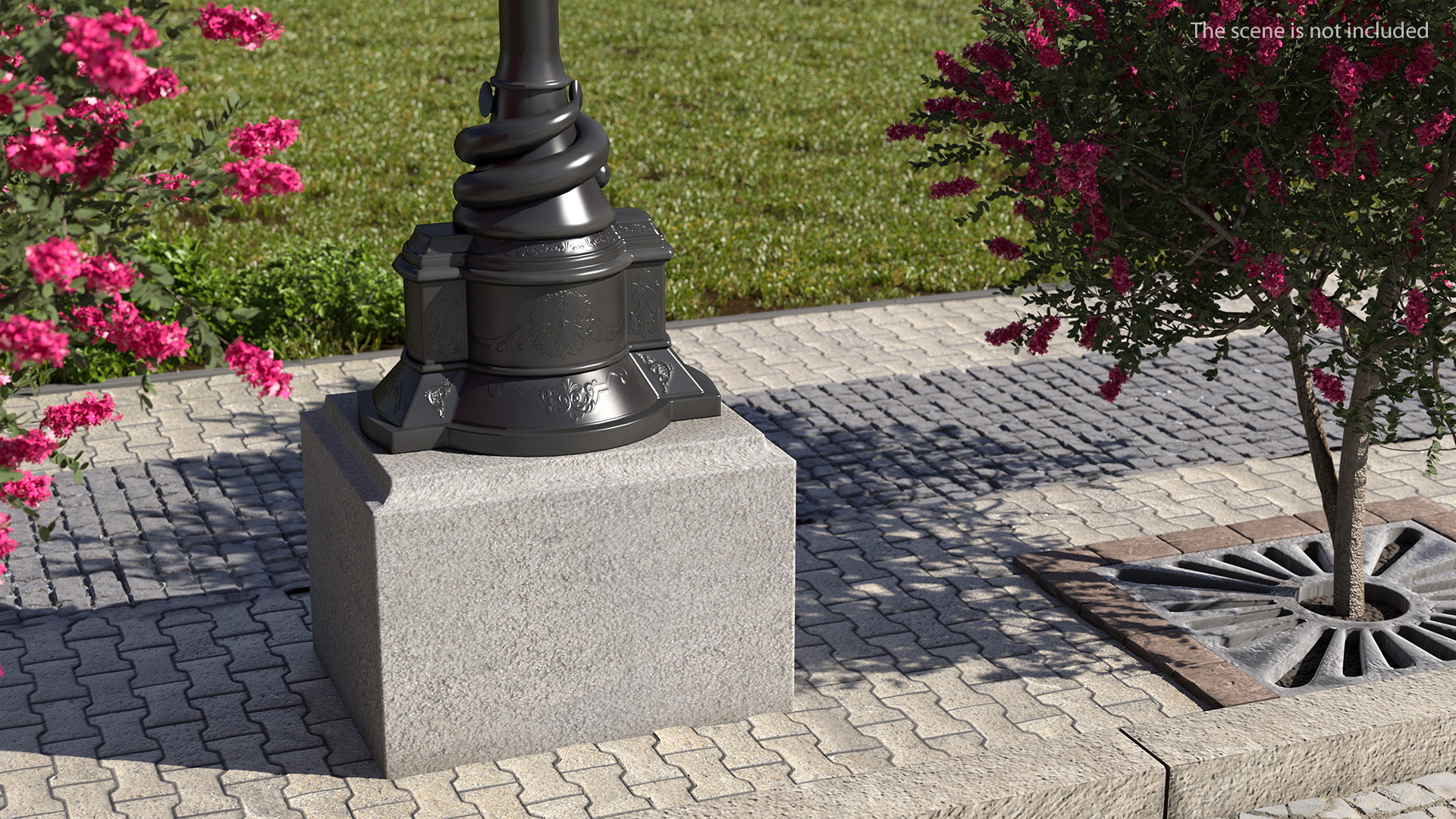 3D Outdoor Decorative Street Lantern model