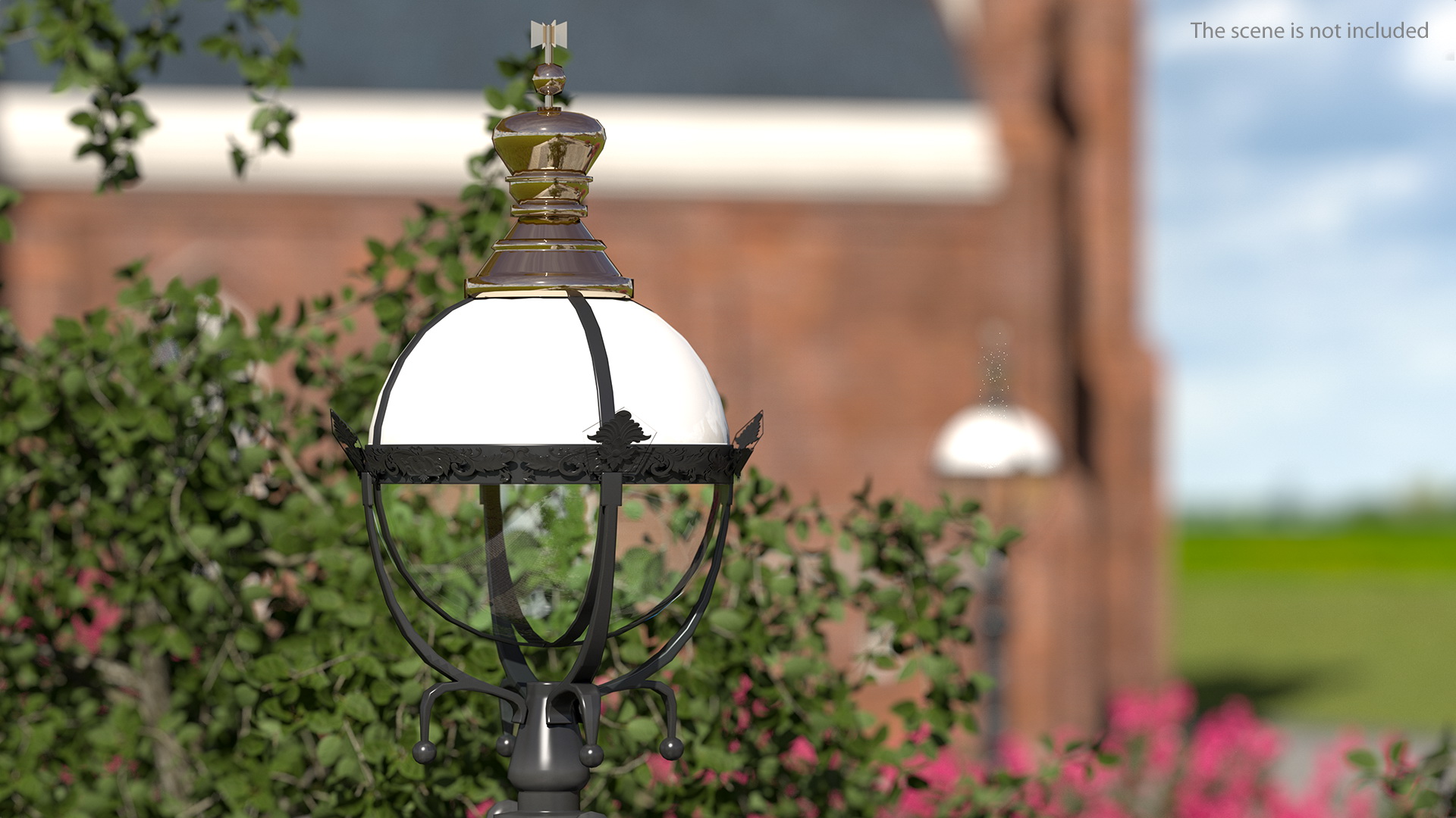 3D Outdoor Decorative Street Lantern model