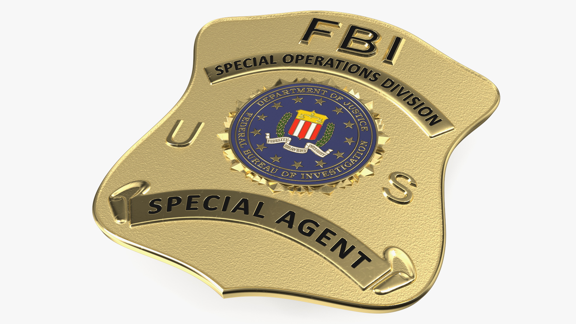 FBI Badge 3D model