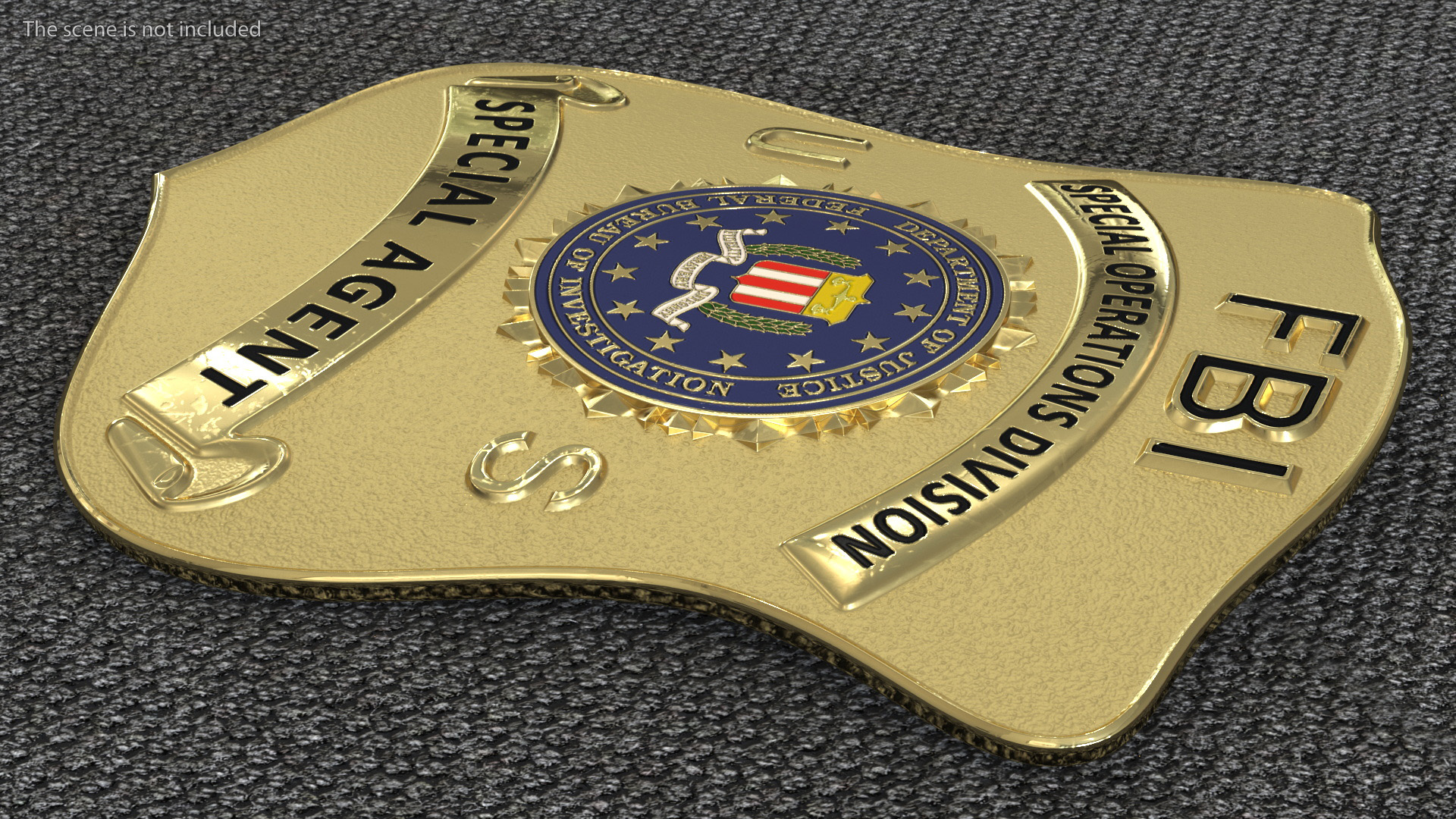 FBI Badge 3D model