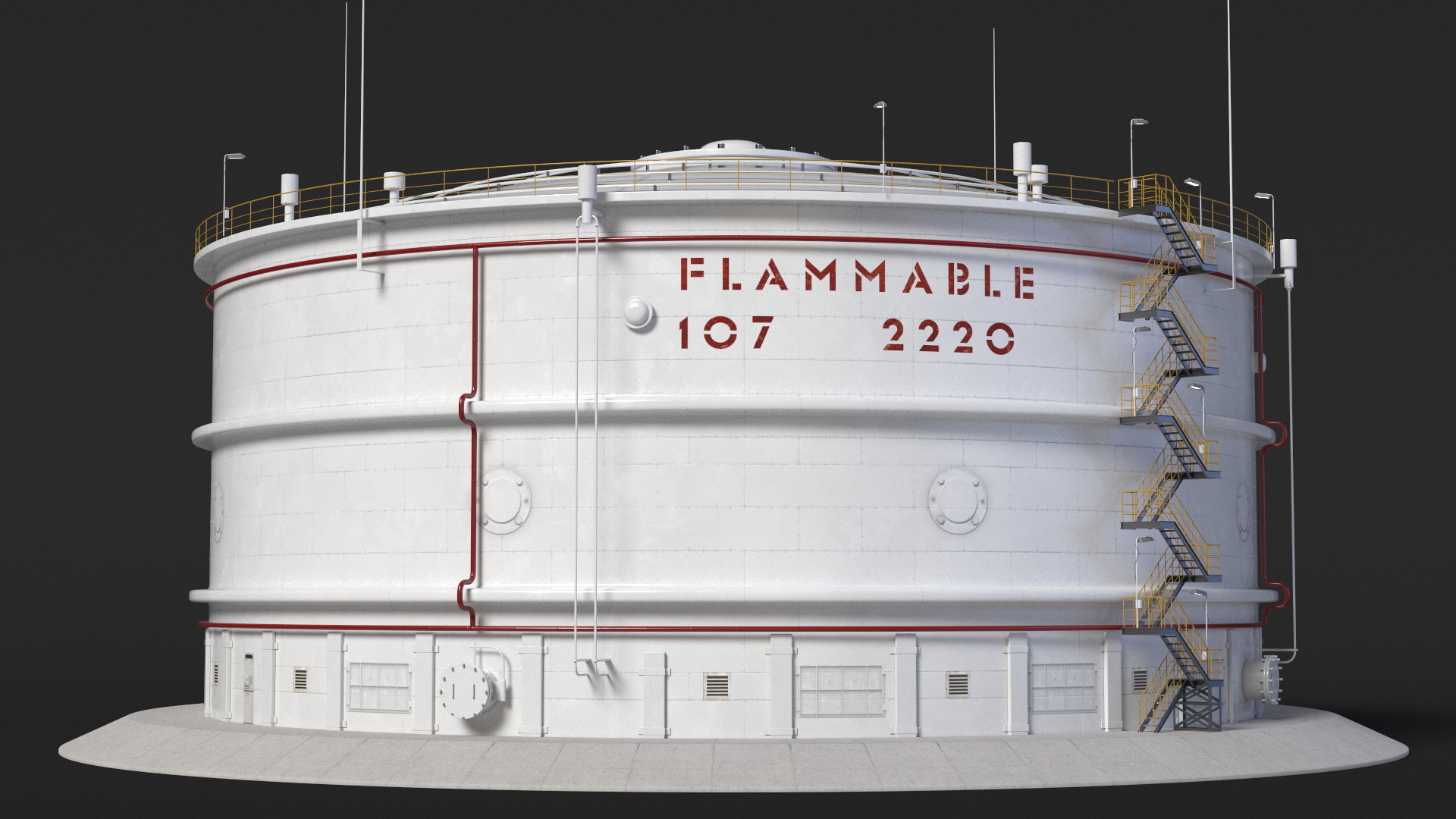 3D Oil Storage Reservoir