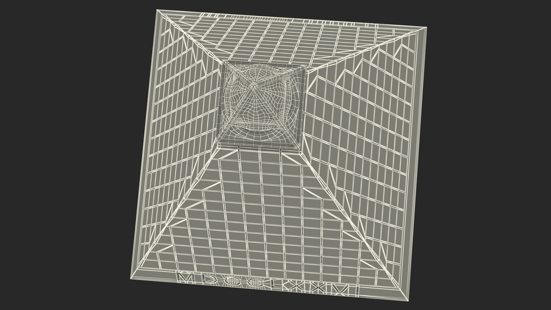3D model Illuminati Pyramid Silver