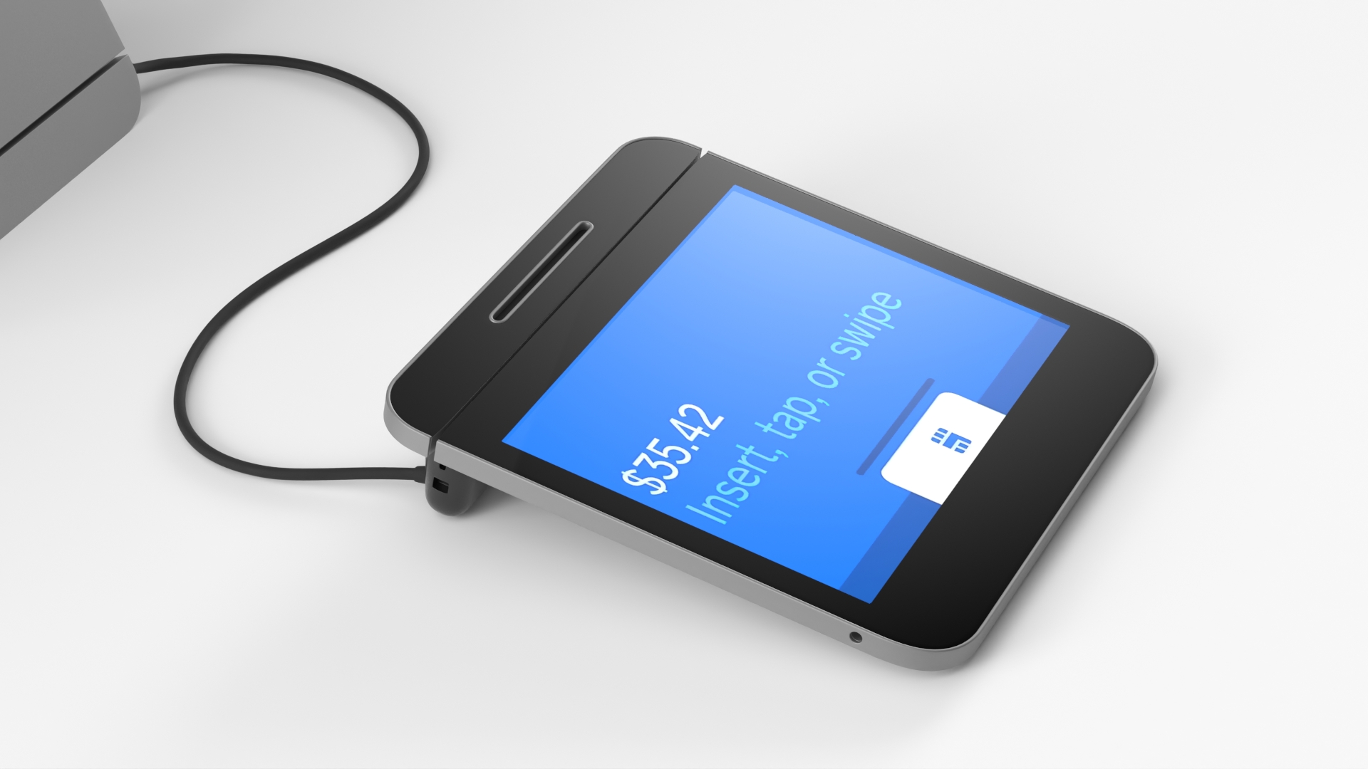 Square POS Terminal Display with Card Reader - view 7