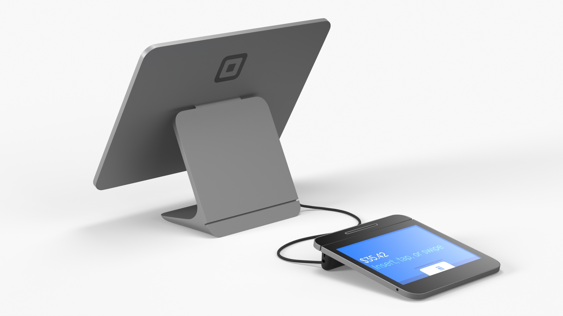 Square POS Terminal Display with Card Reader - view 5