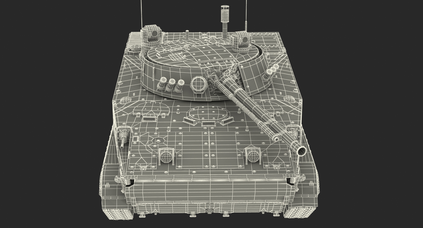 3D model Light Tank BMP 3 Desert Rigged
