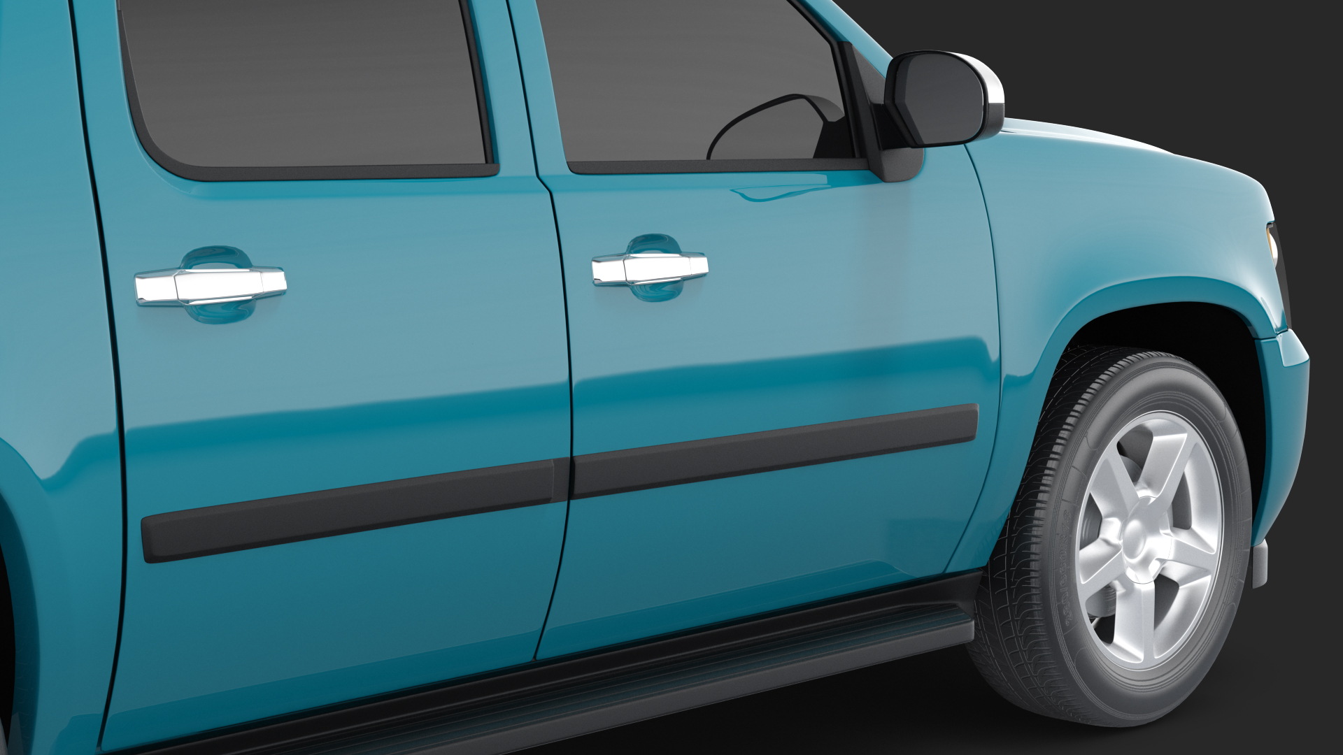 SUV Pickup Simple Interior Generic 3D model