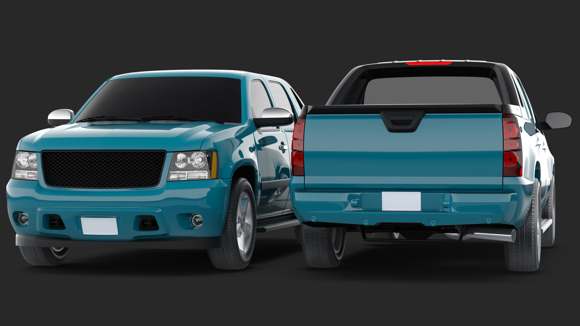 SUV Pickup Simple Interior Generic 3D model