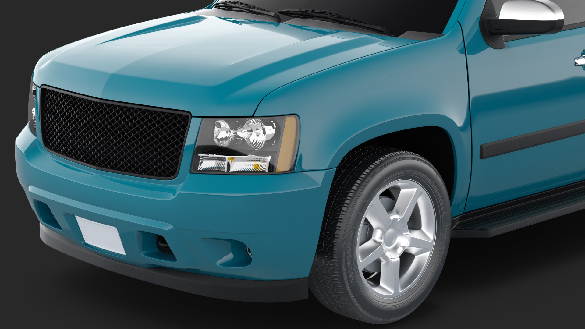 SUV Pickup Simple Interior Generic 3D model