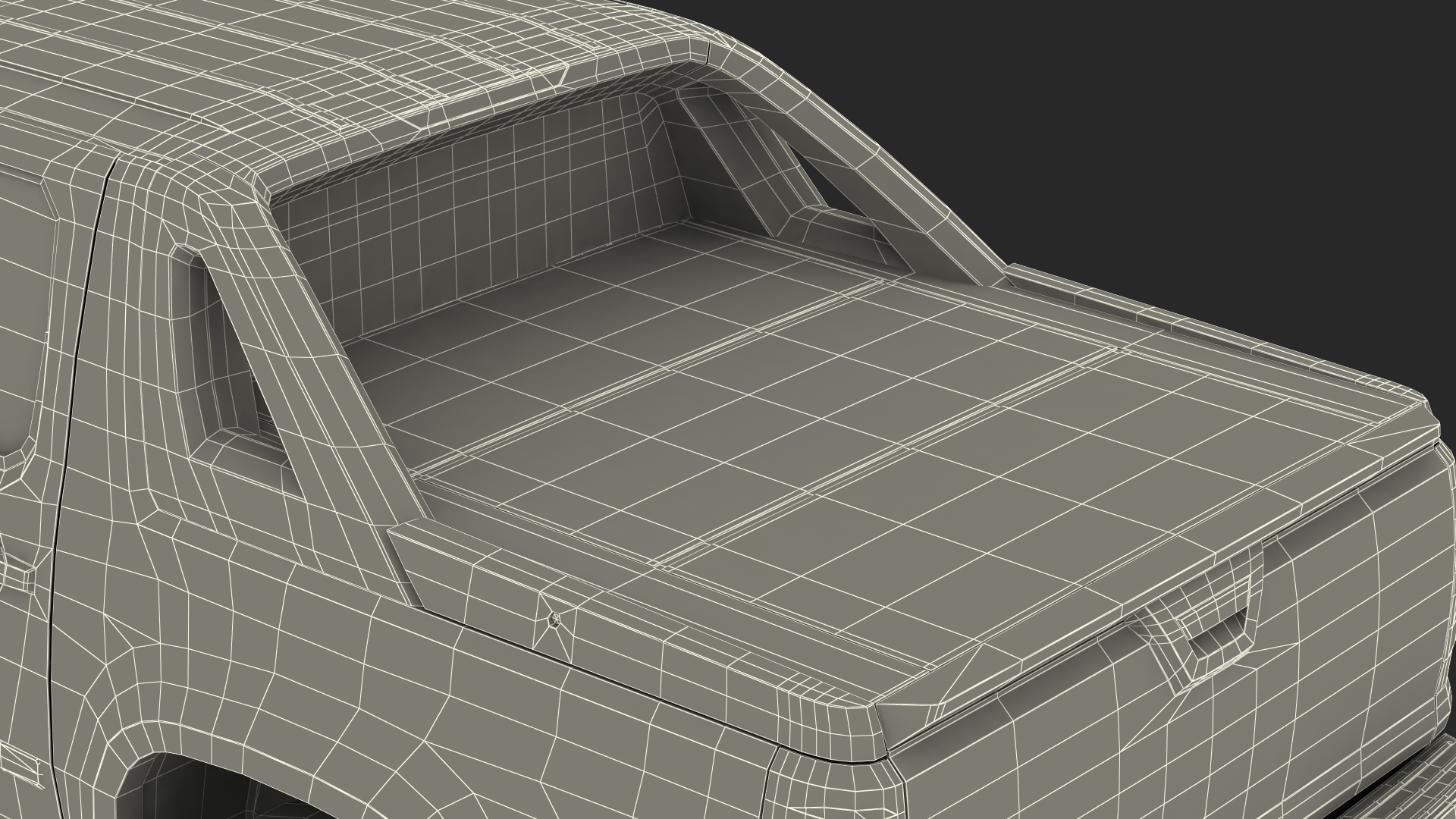 SUV Pickup Simple Interior Generic 3D model
