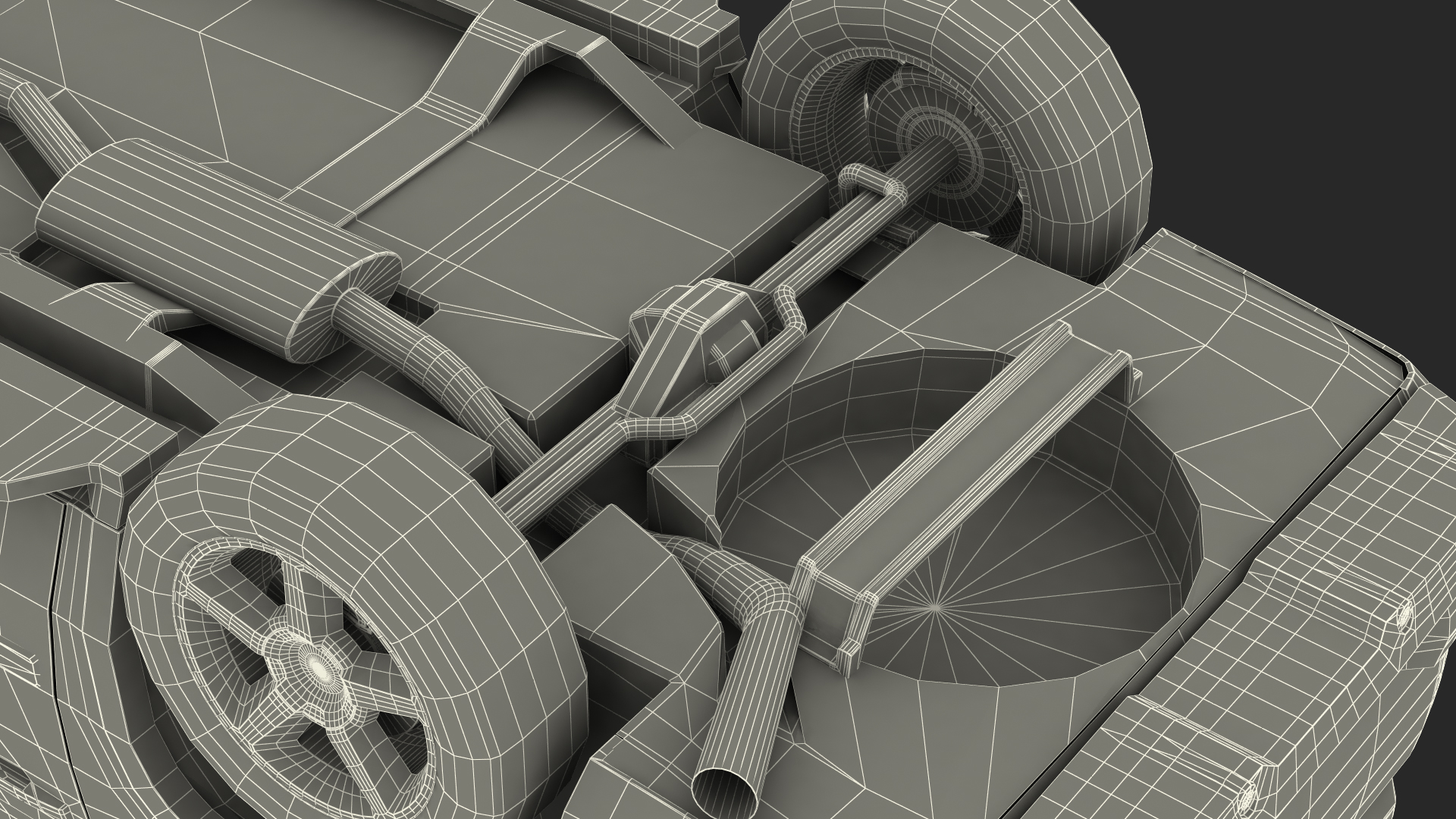 SUV Pickup Simple Interior Generic 3D model