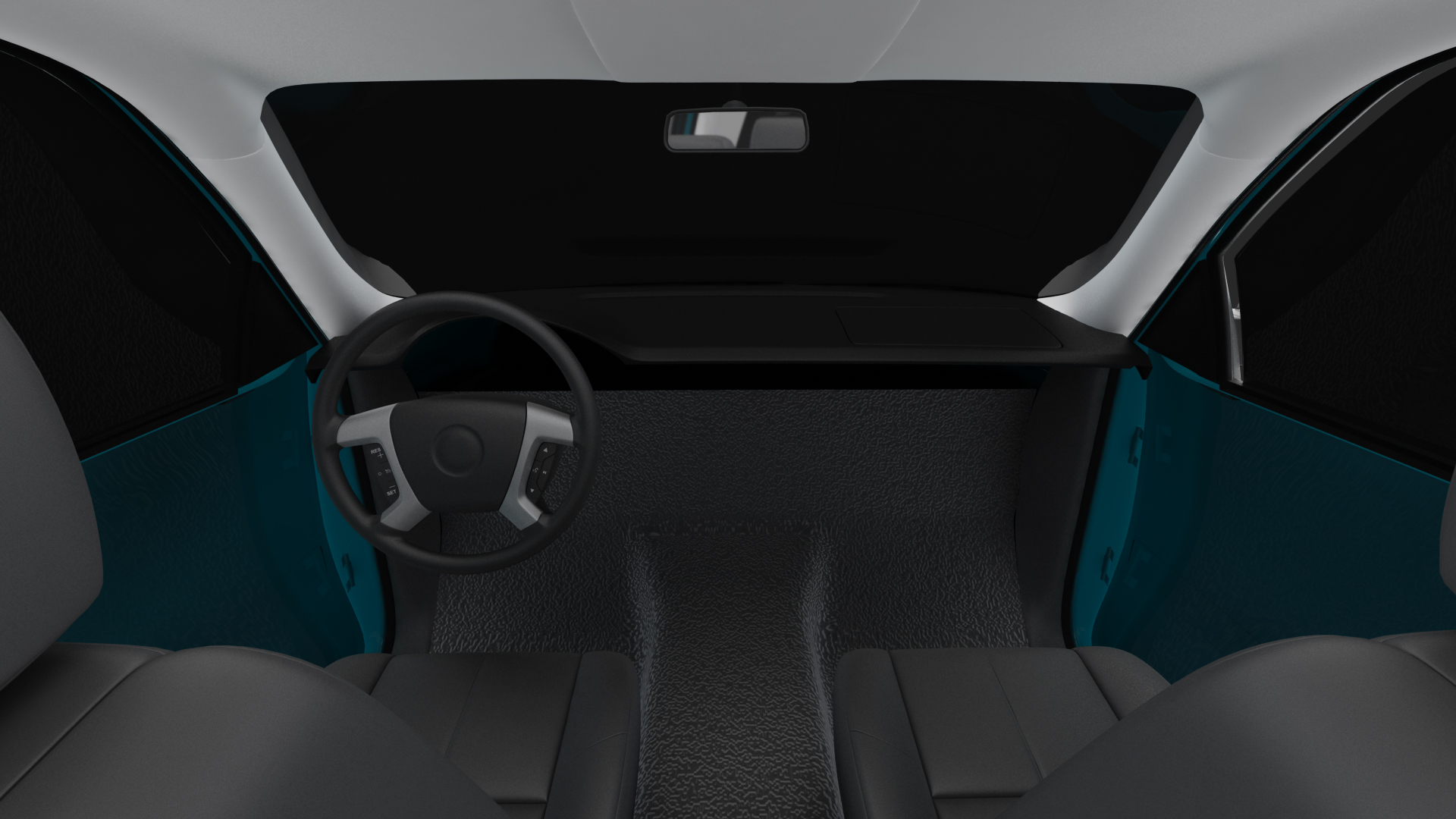 SUV Pickup Simple Interior Generic 3D model