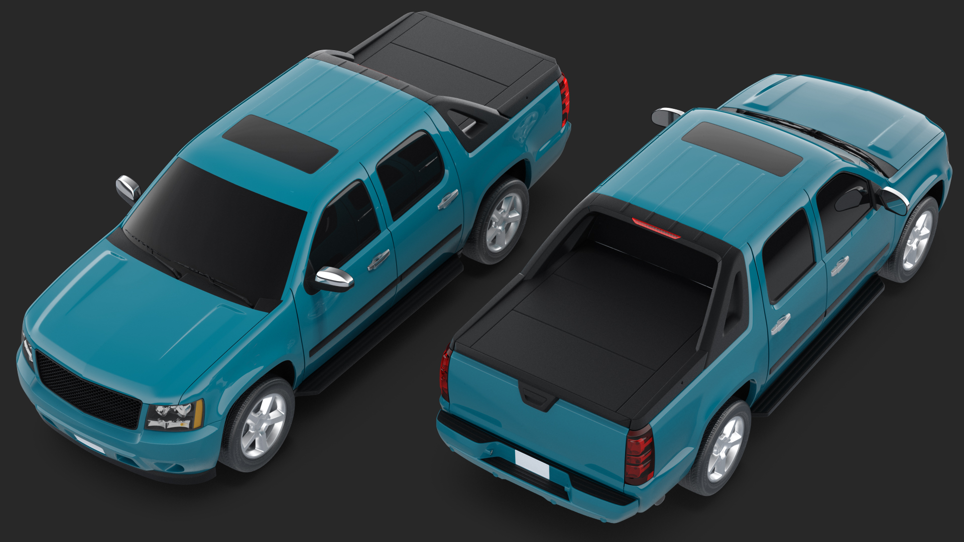 SUV Pickup Simple Interior Generic 3D model