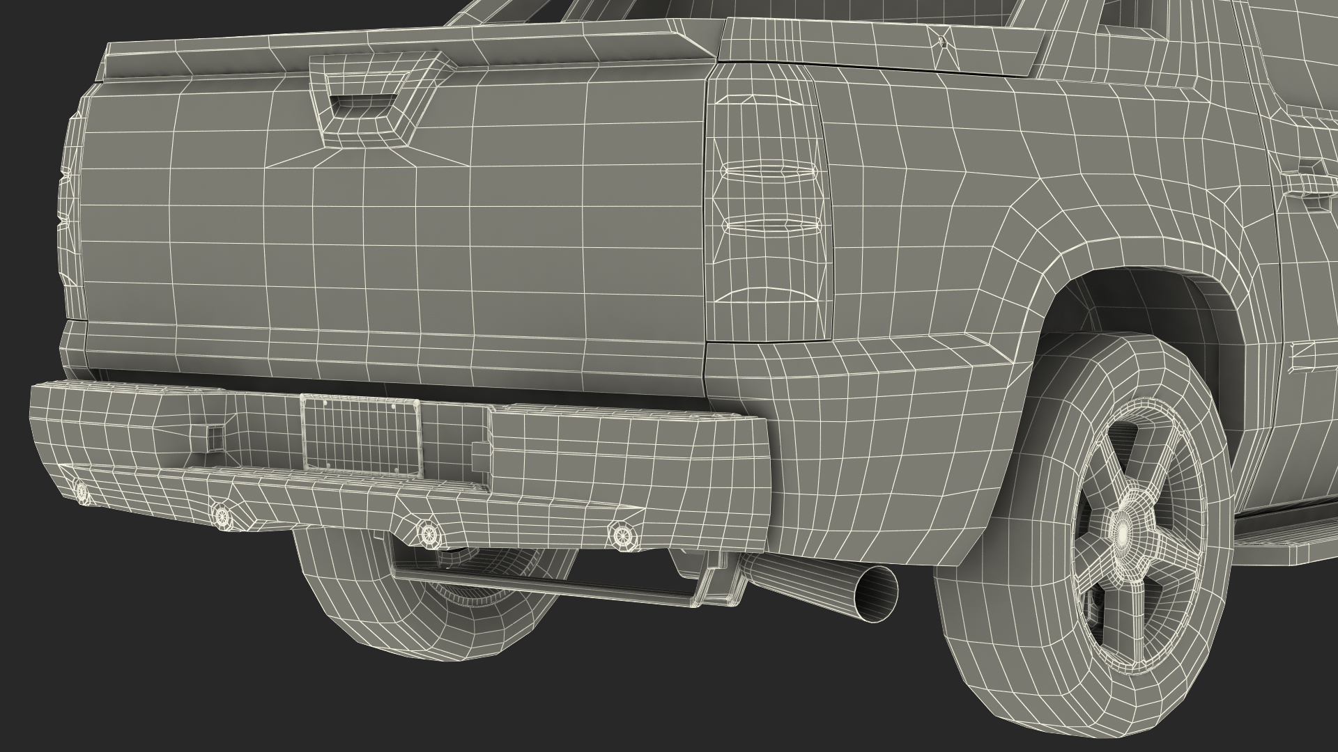 SUV Pickup Simple Interior Generic 3D model