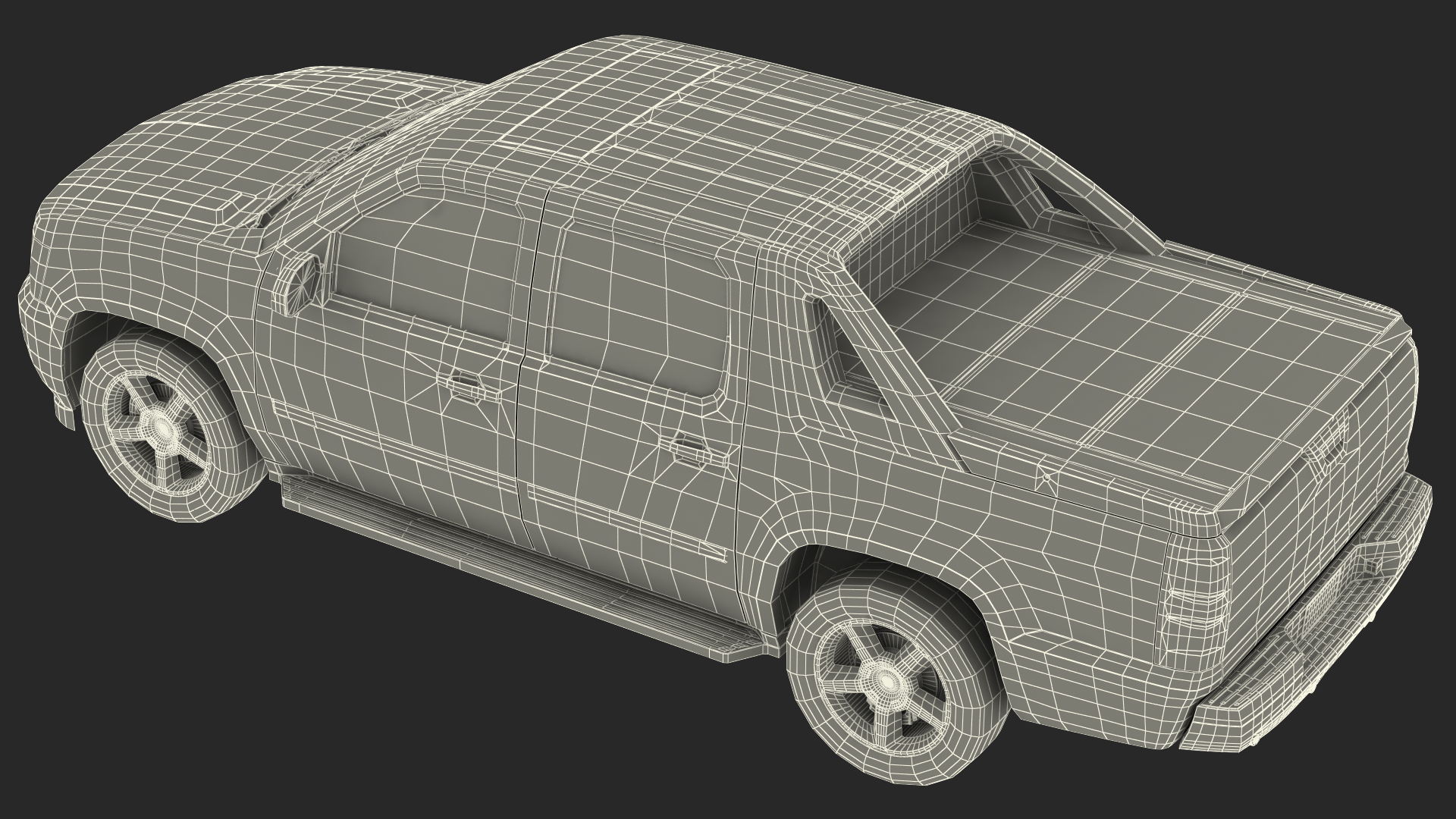 SUV Pickup Simple Interior Generic 3D model
