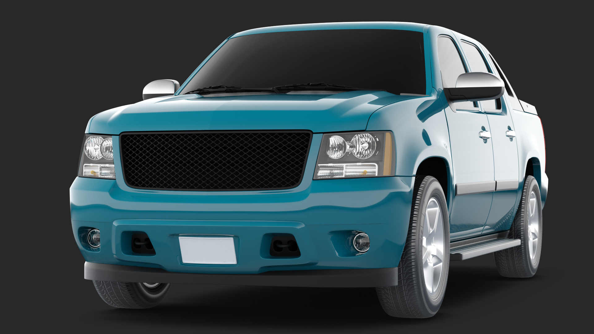 SUV Pickup Simple Interior Generic 3D model