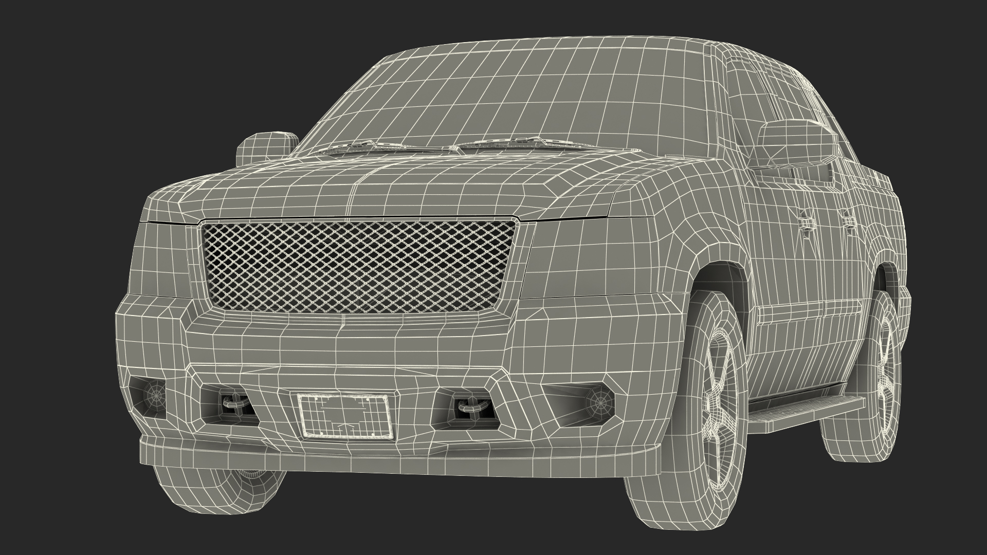 SUV Pickup Simple Interior Generic 3D model