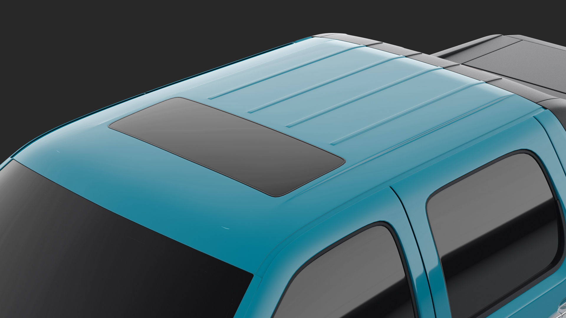 SUV Pickup Simple Interior Generic 3D model