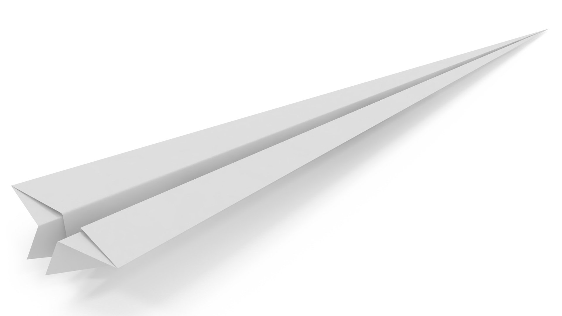 Origami Paper Plane 3D model