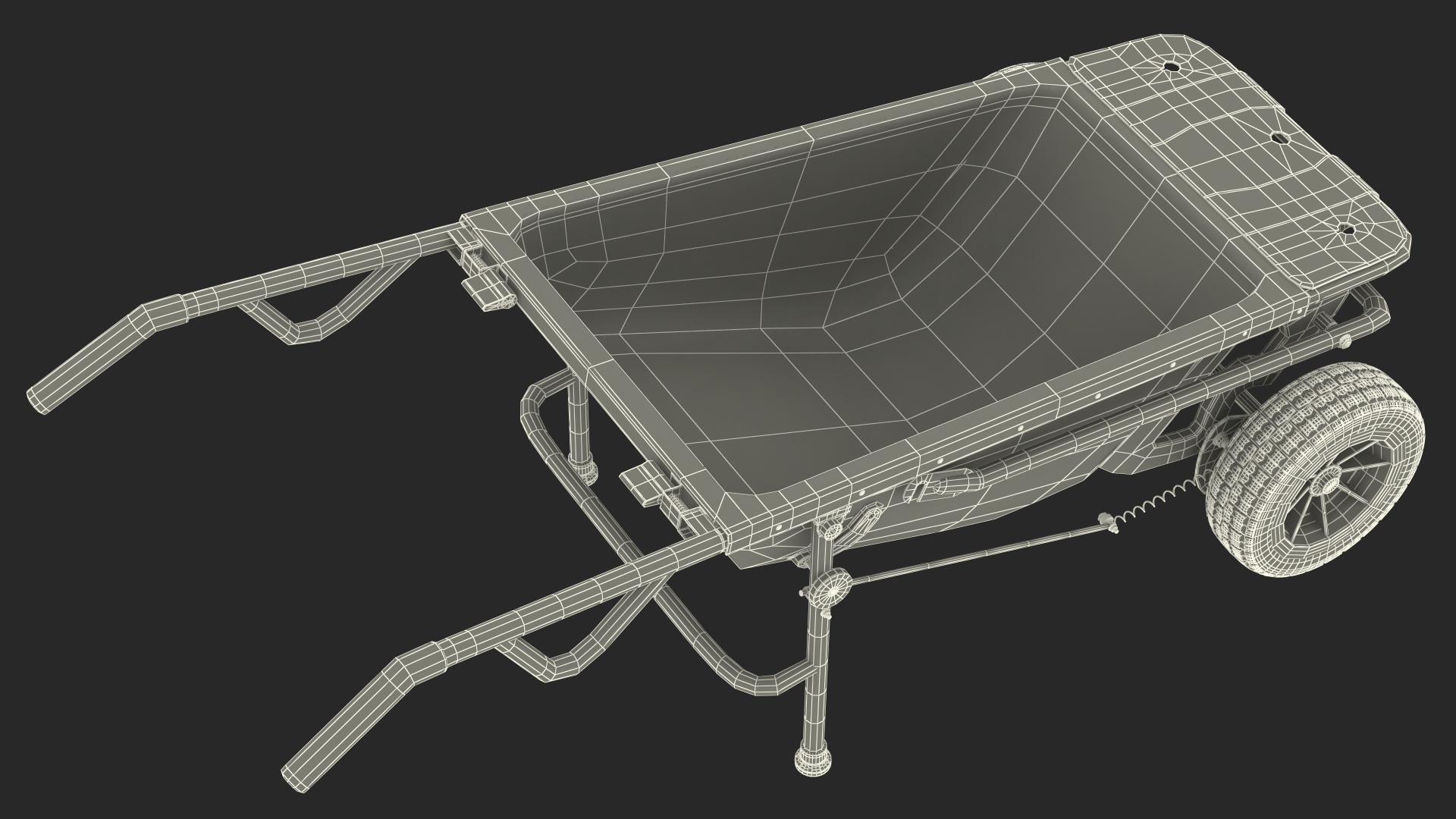 3D model WORX Aerocart 8in1 Wheelbarrow Yard Cart