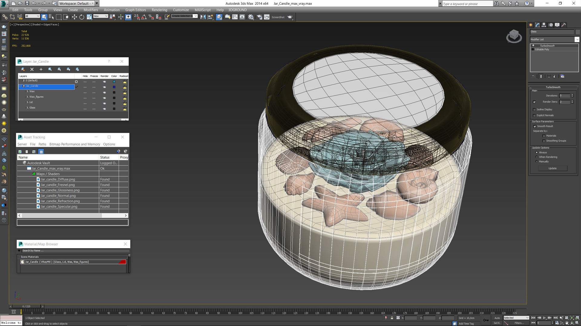 3D model Jar Candle