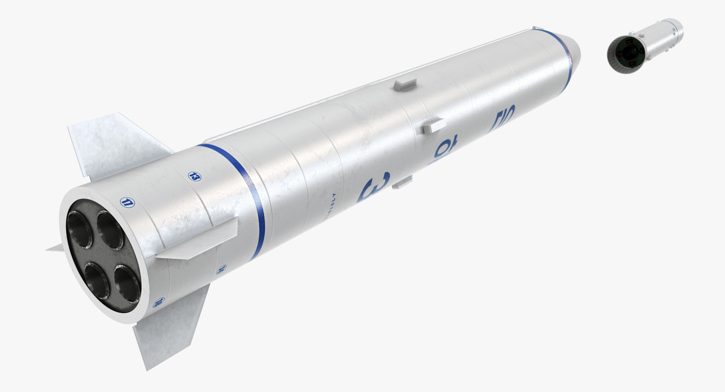 Two Stage Ballistic Missile Taepodong 2 3D model