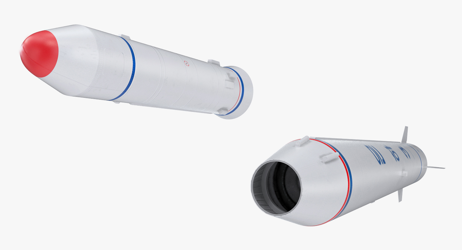 Two Stage Ballistic Missile Taepodong 2 3D model