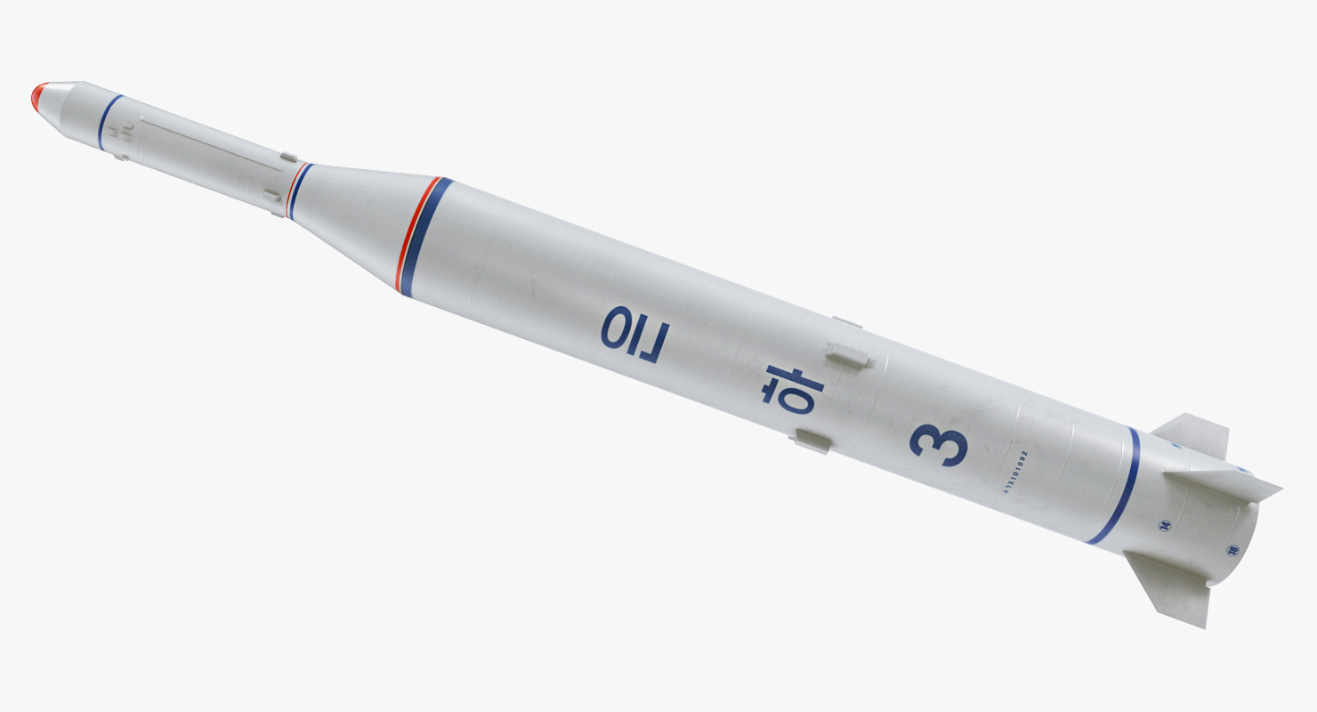 Two Stage Ballistic Missile Taepodong 2 3D model