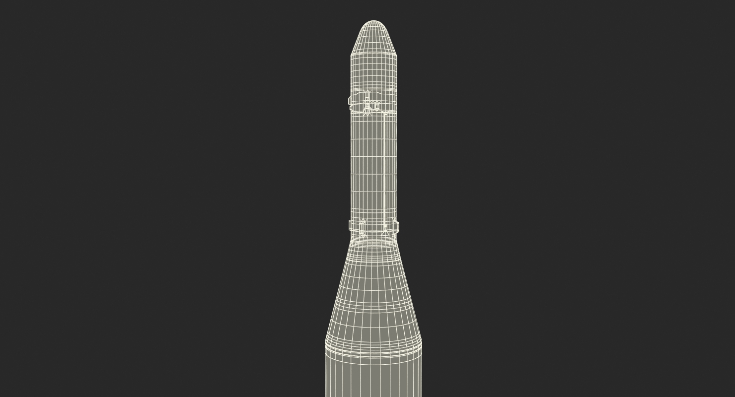 Two Stage Ballistic Missile Taepodong 2 3D model