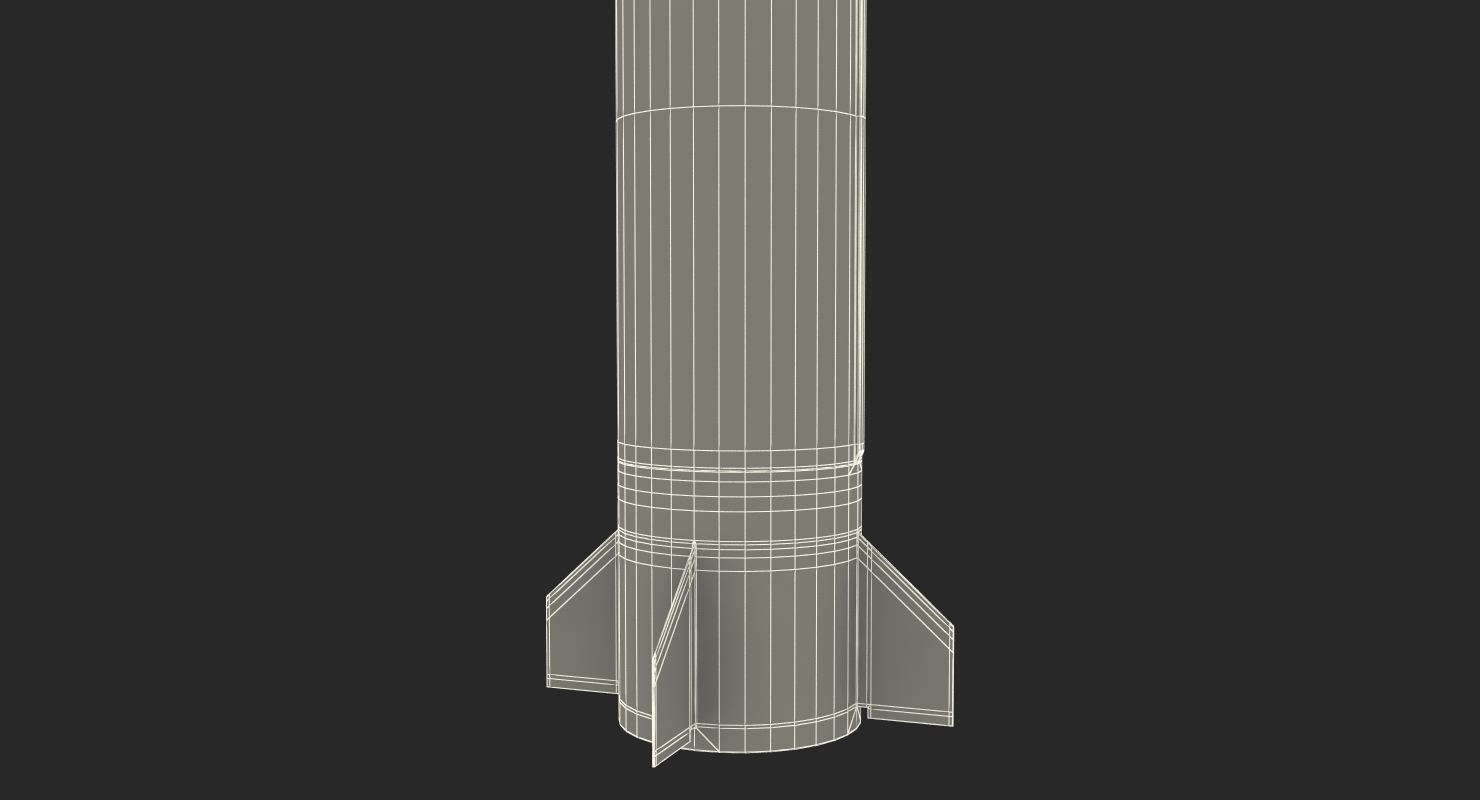Two Stage Ballistic Missile Taepodong 2 3D model
