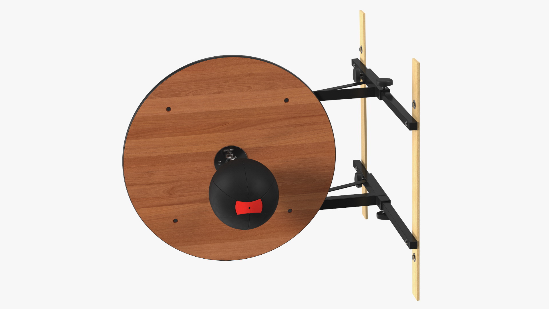 Leather Boxing Speed Ball with Platform 3D model