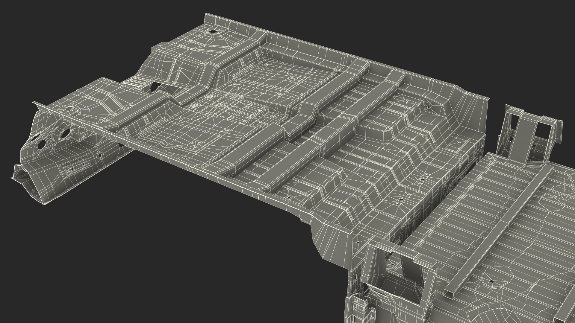 3D Pickup Truck Frame model