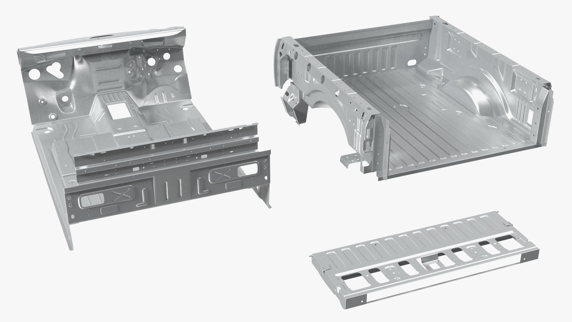 3D Pickup Truck Frame model