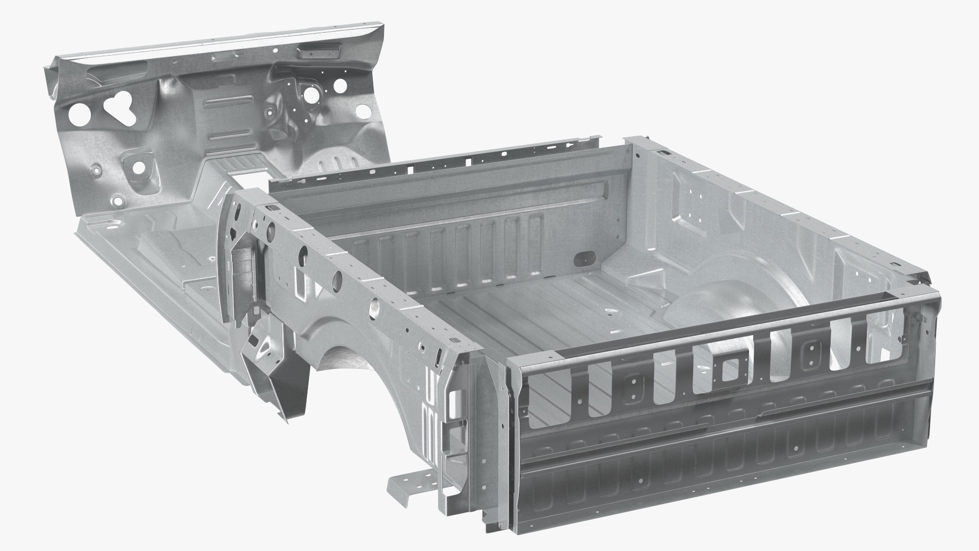 3D Pickup Truck Frame model