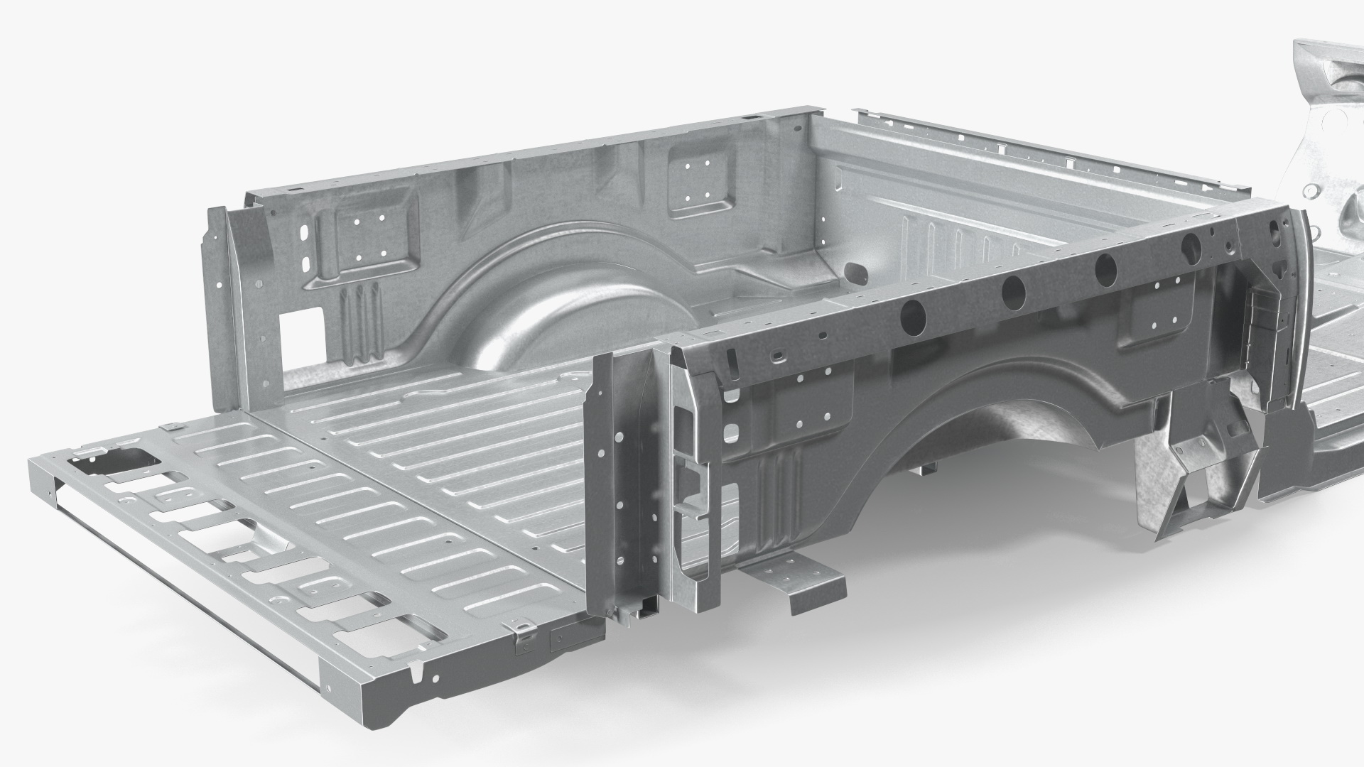 3D Pickup Truck Frame model