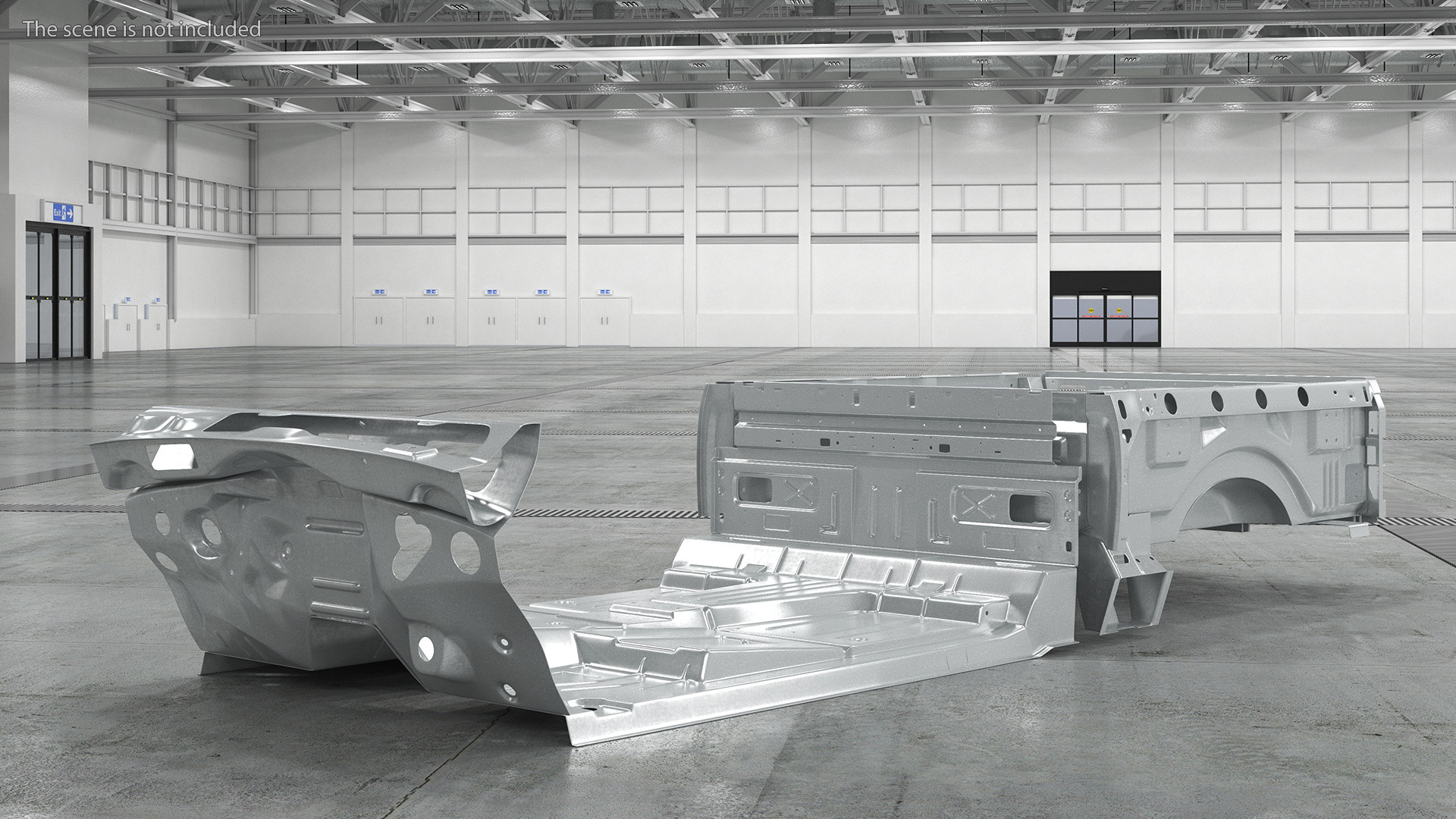 3D Pickup Truck Frame model