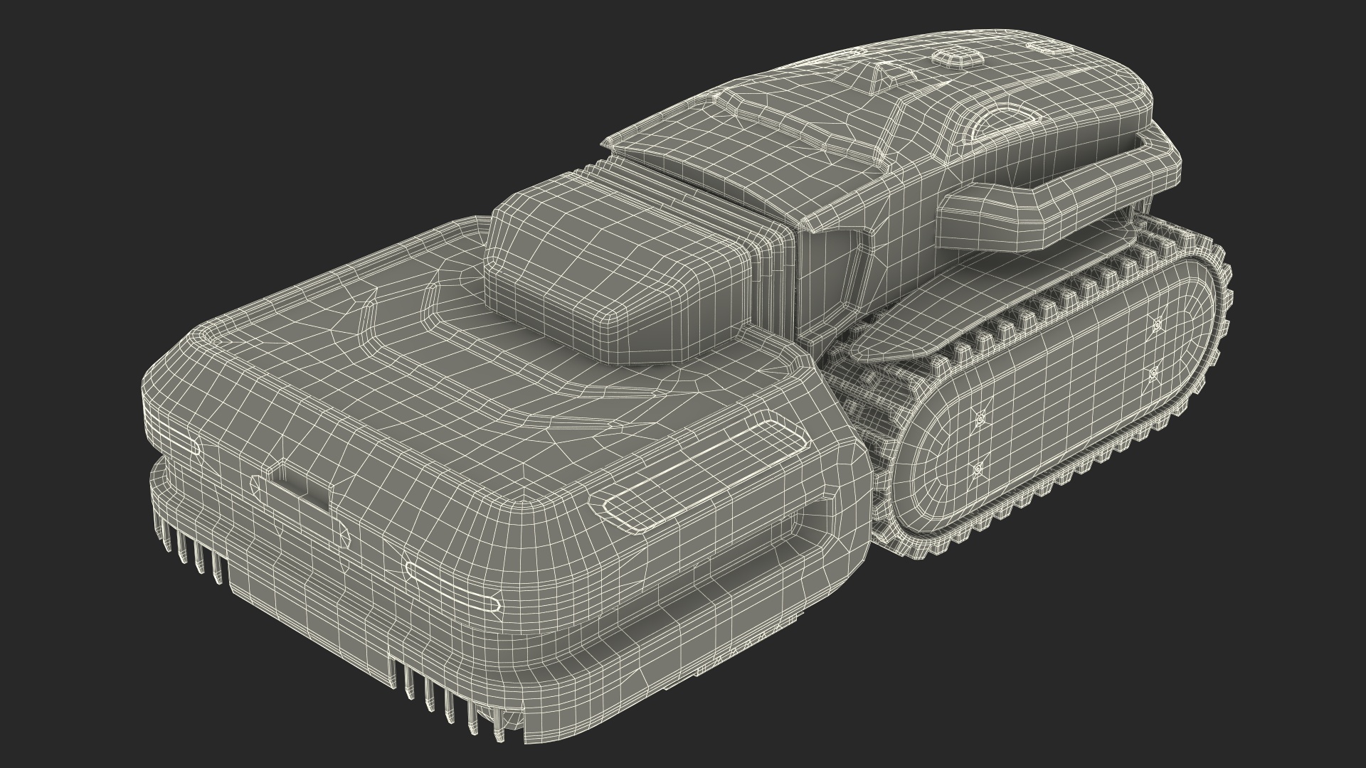 3D model Yarbo Lawn Mower M1 Rigged for Maya