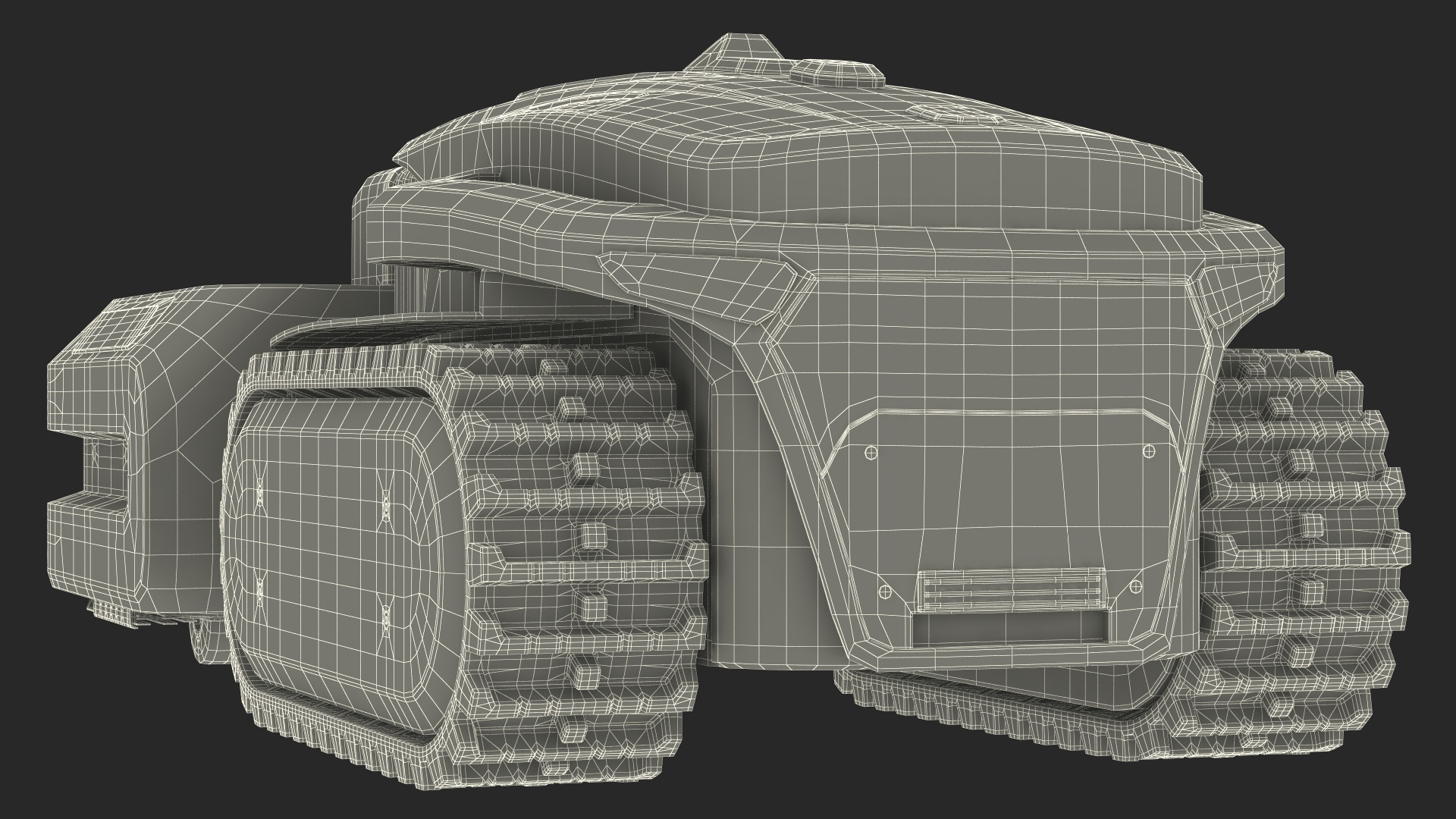 3D model Yarbo Lawn Mower M1 Rigged for Maya