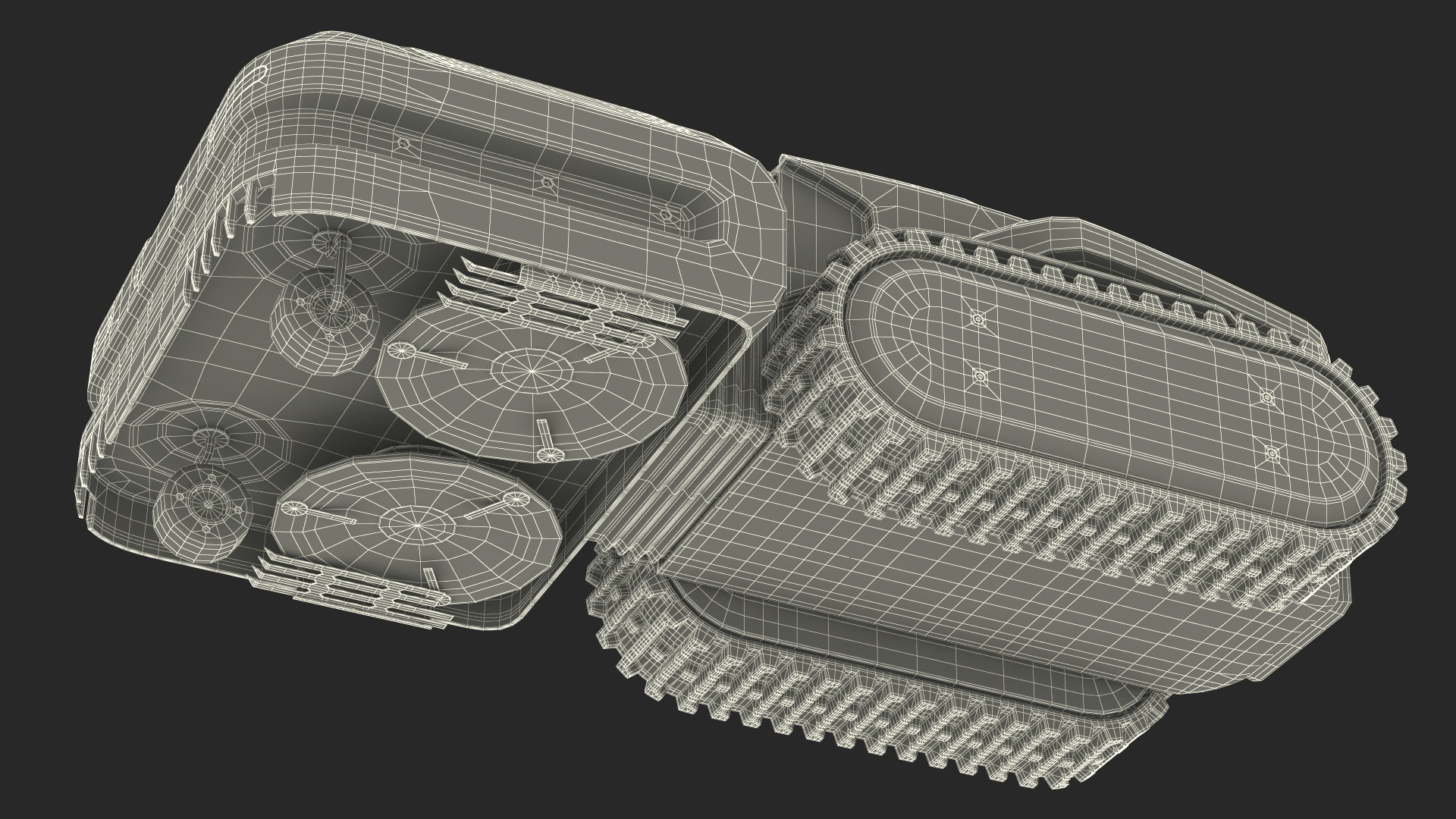 3D model Yarbo Lawn Mower M1 Rigged for Maya