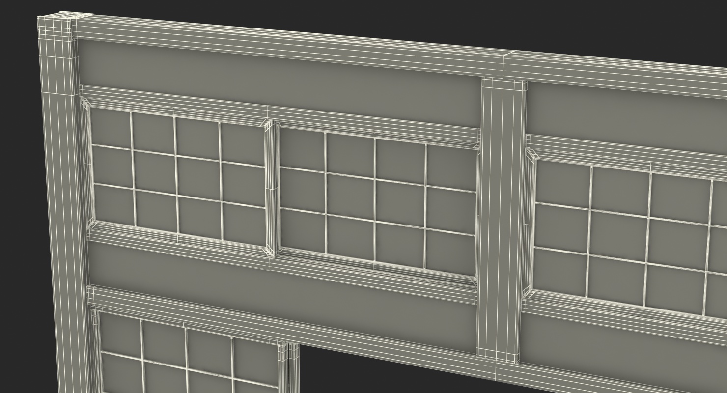 3D Japanese Sliding Door