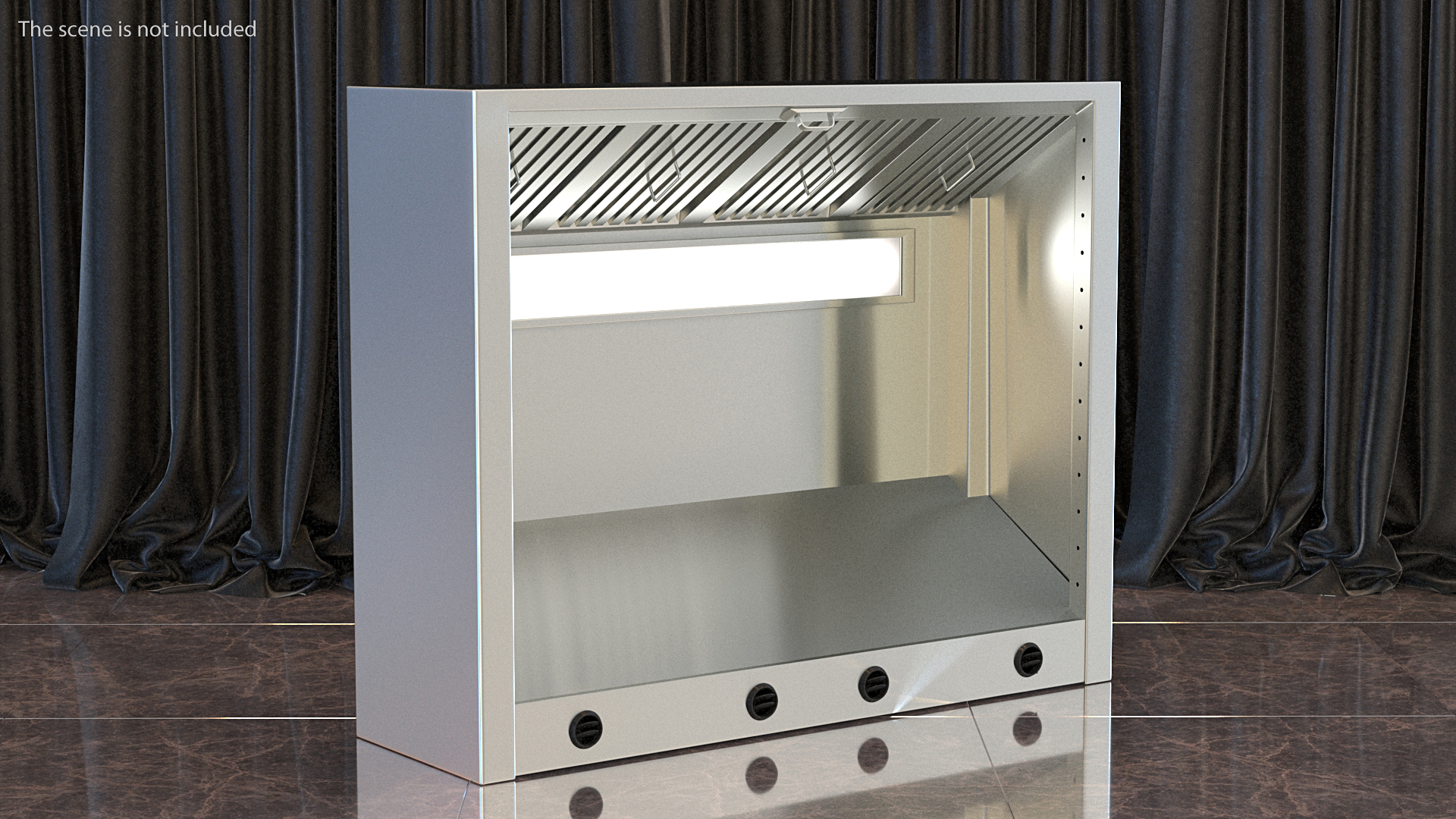 Ceiling Mounted Cooker Hood 3D
