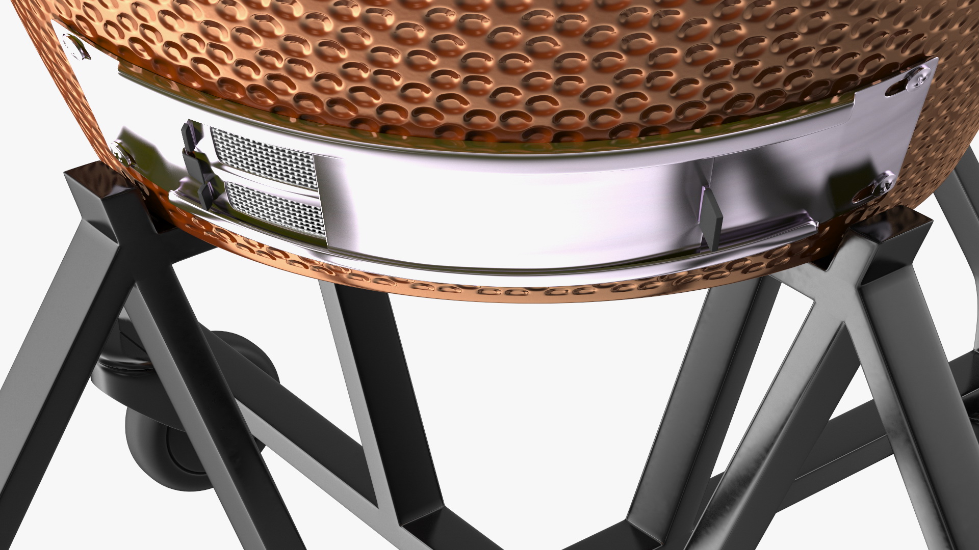 Kamado Style Bbq Grill Closed 3D model