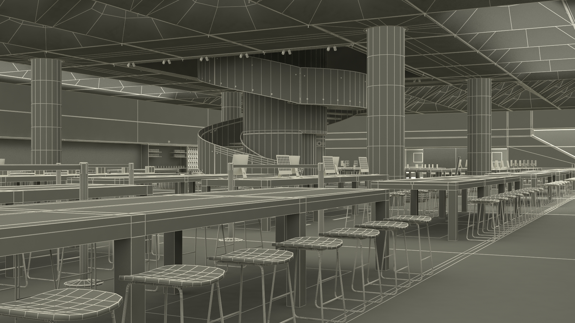 3D Apple Store with Assorted Goods
