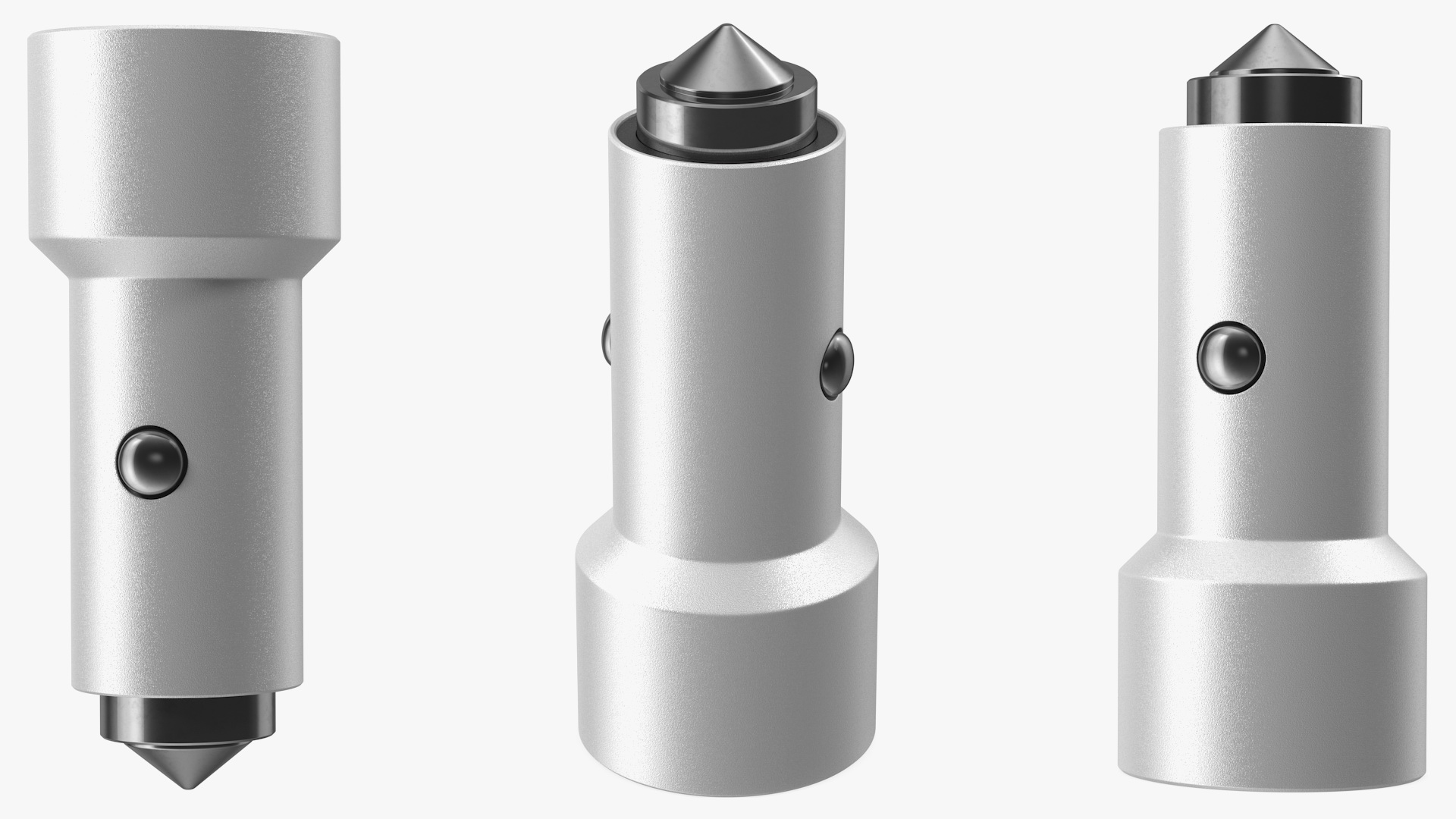 Dual USB Type A Car Charger 3D