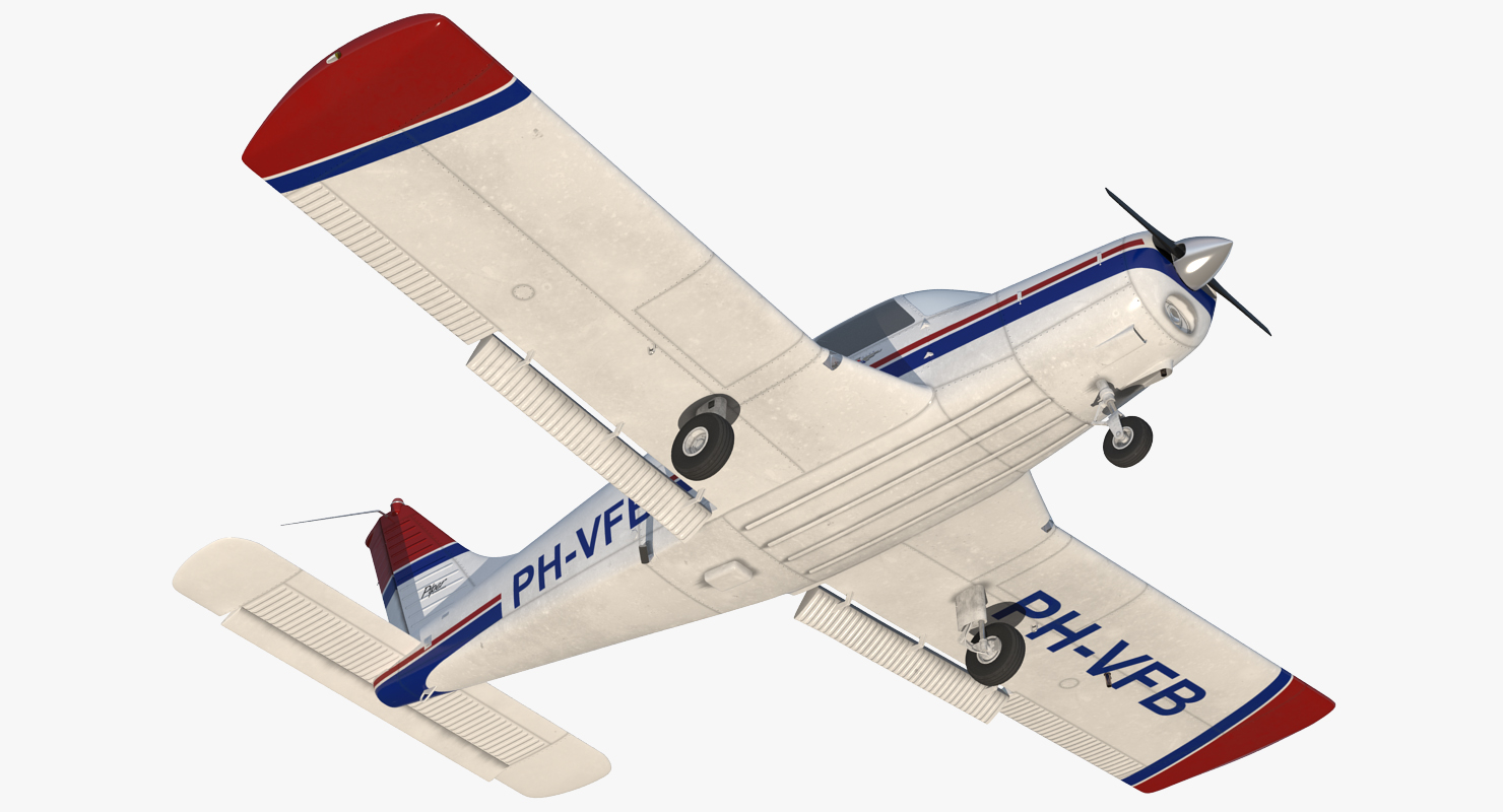 Private Aircraft Piper PA 28 Cherokee 3D