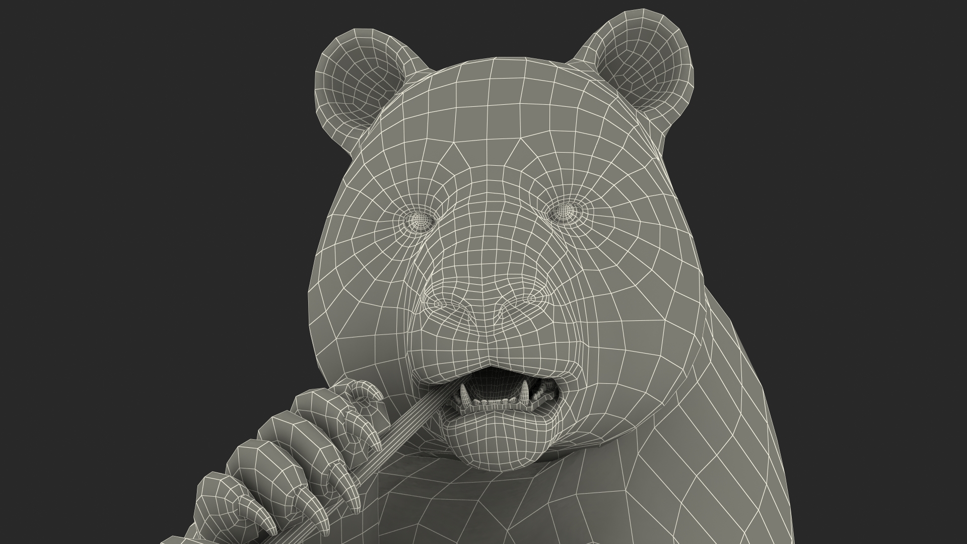 Giant Panda Sitting Pose 3D model