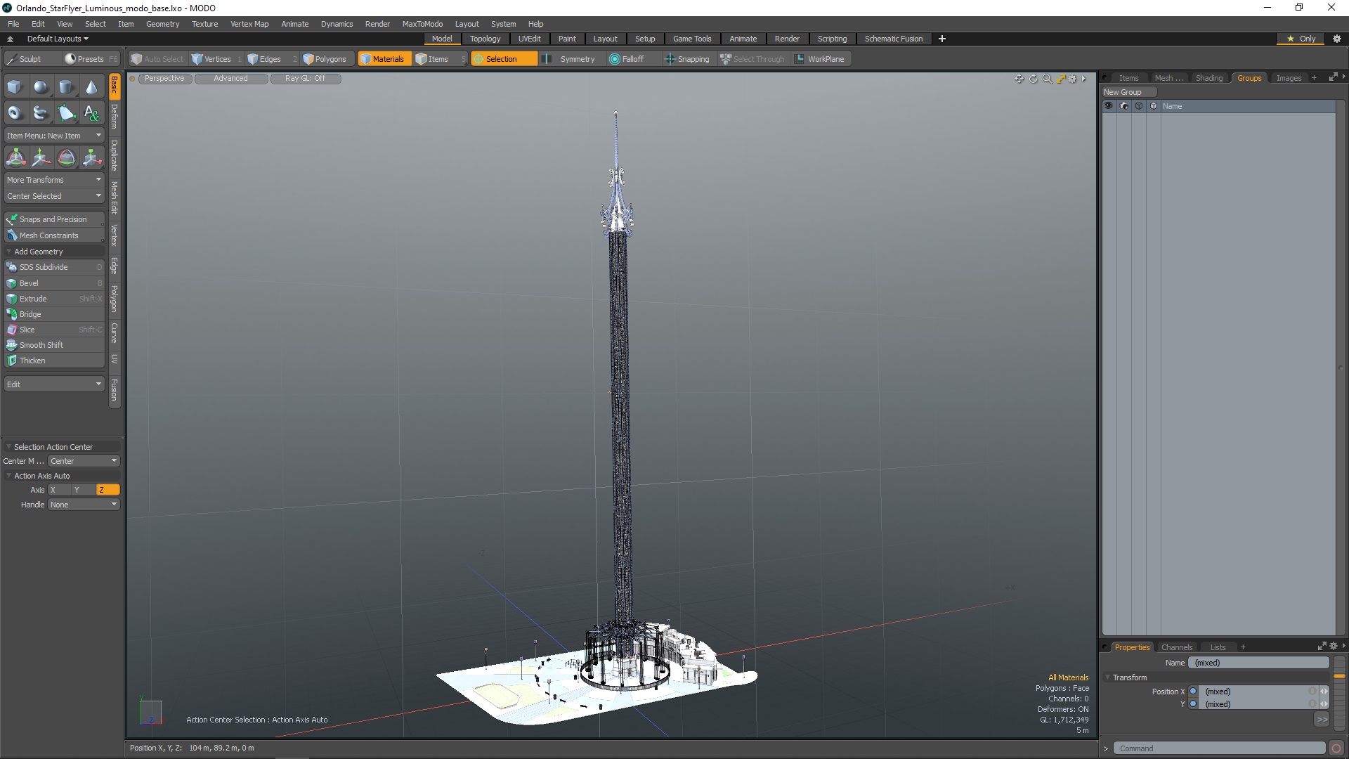 3D Orlando StarFlyer Luminous