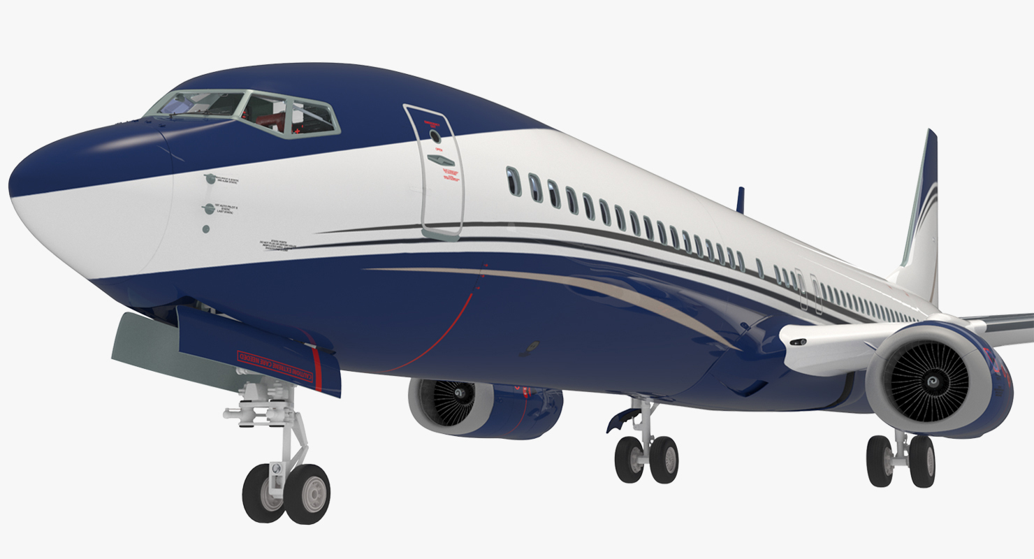 3D Boeing 737 900 with Interior Generic