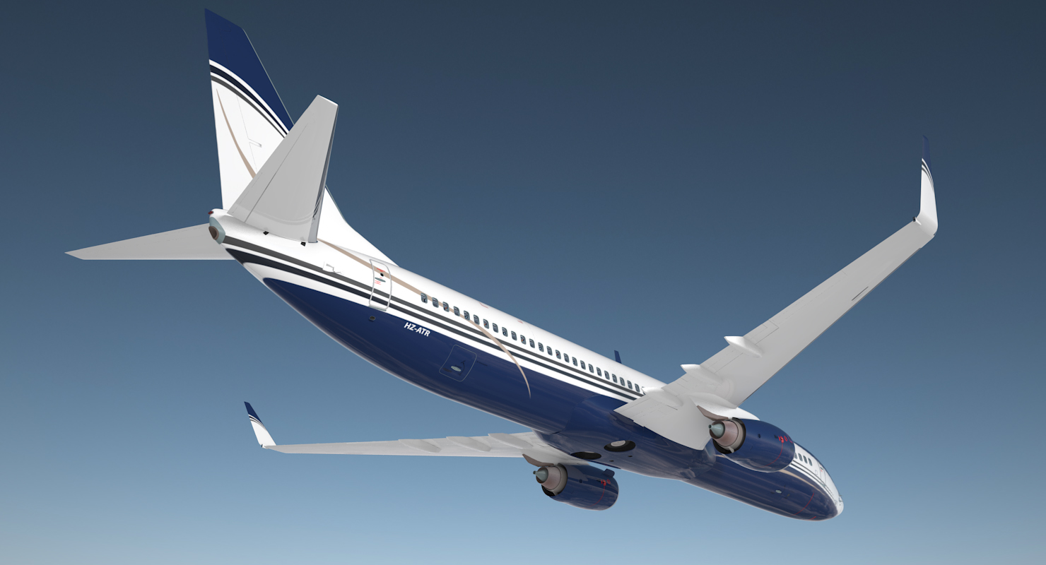 3D Boeing 737 900 with Interior Generic